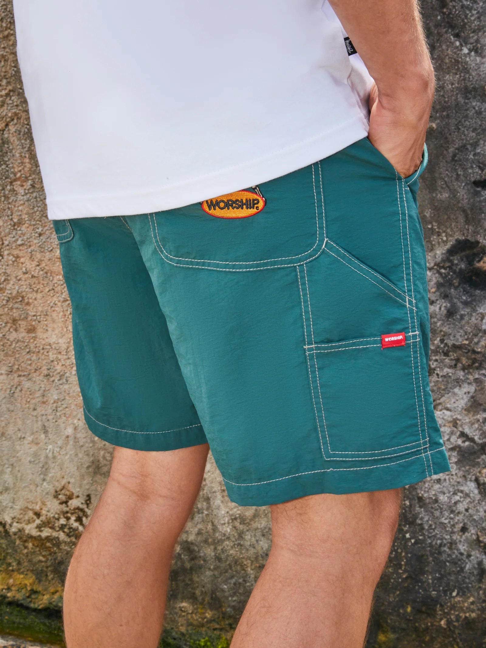 Lay Doubt Nylon Carpenter Shorts
