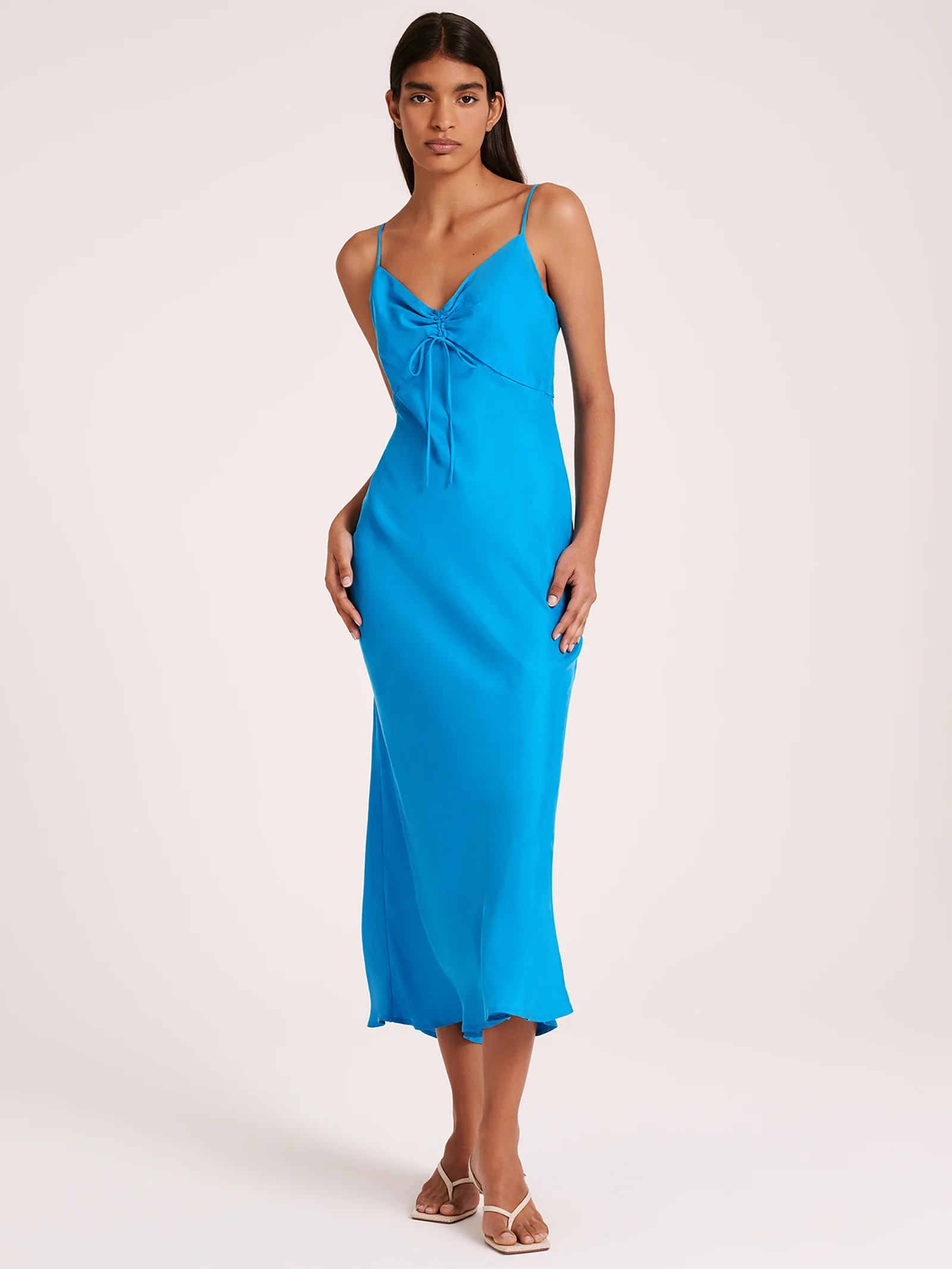 Lea Cupro Dress - Image 3
