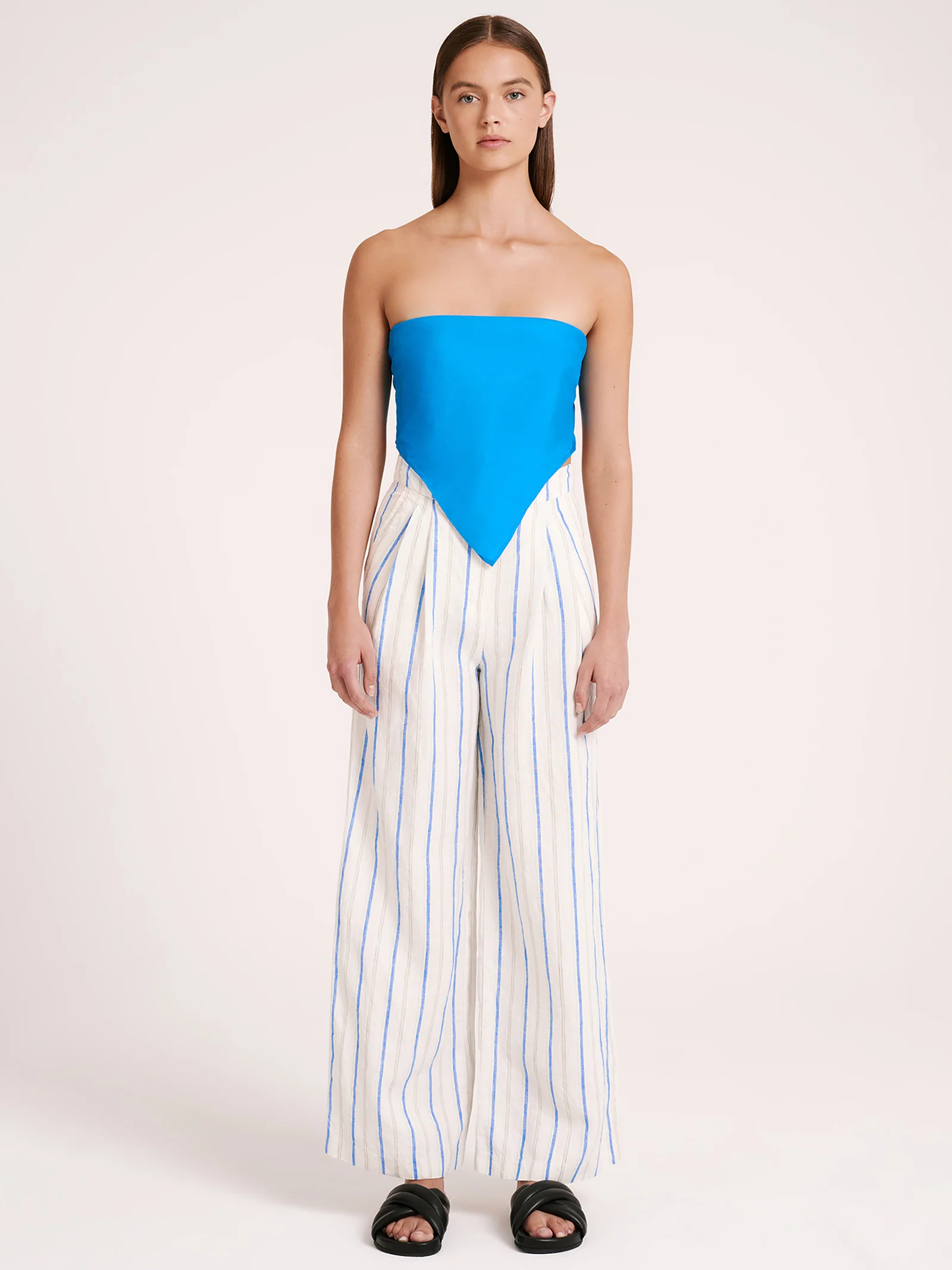 Lea Cupro Scarf Top - Image 2