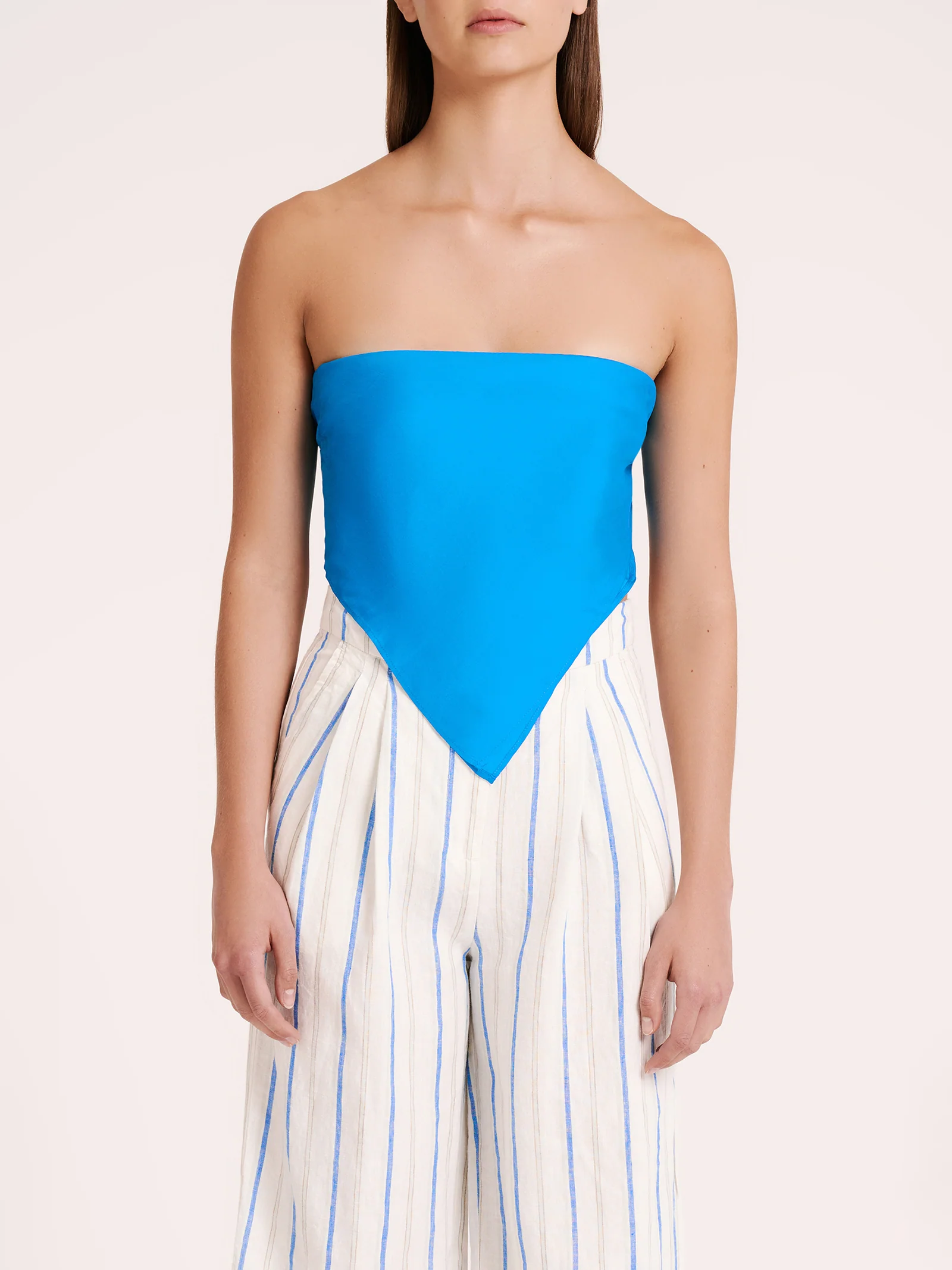 Lea Cupro Scarf Top - Image 4