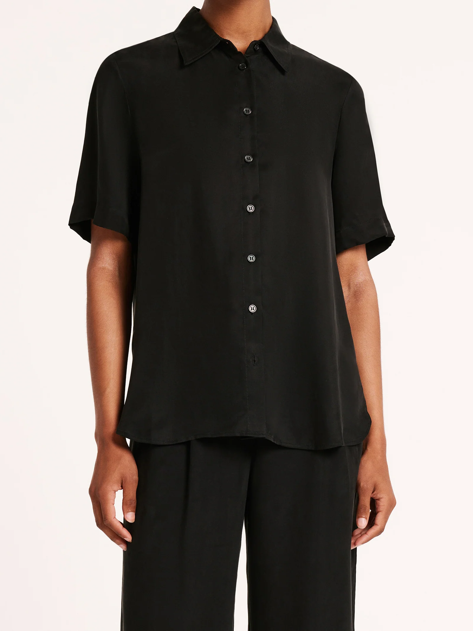 Lea Cupro Shirt - Image 3