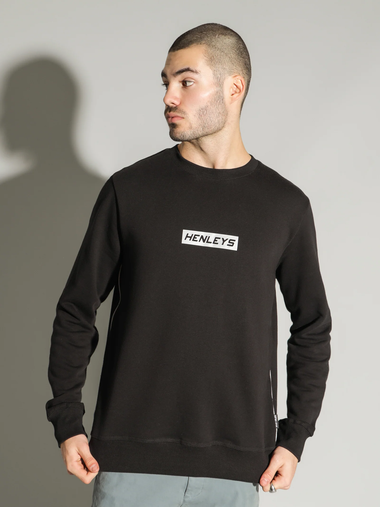 League Reflective Crew Sweater