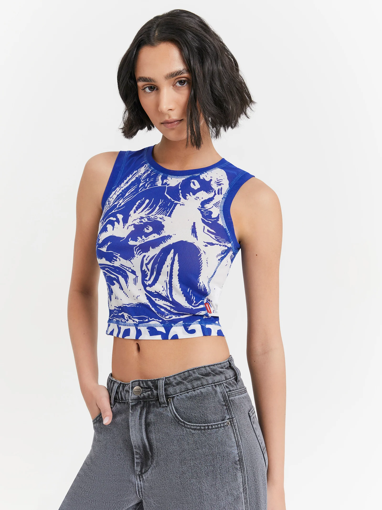Lean On Me Mesh Tank Top - Image 3