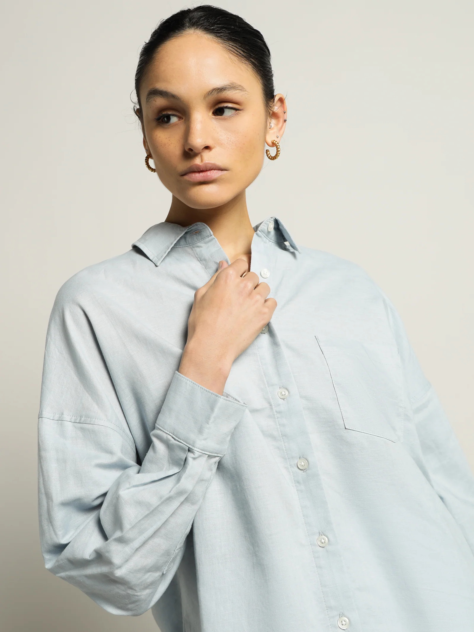 Leigh Linen Shirt - Image 3