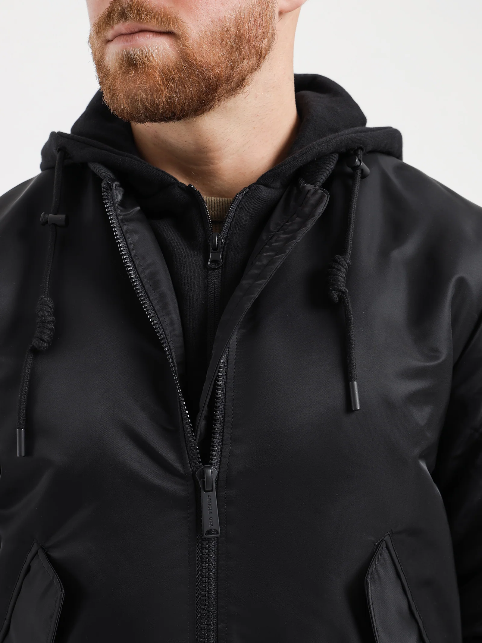 Lennon Hooded Bomber Jacket - Image 4