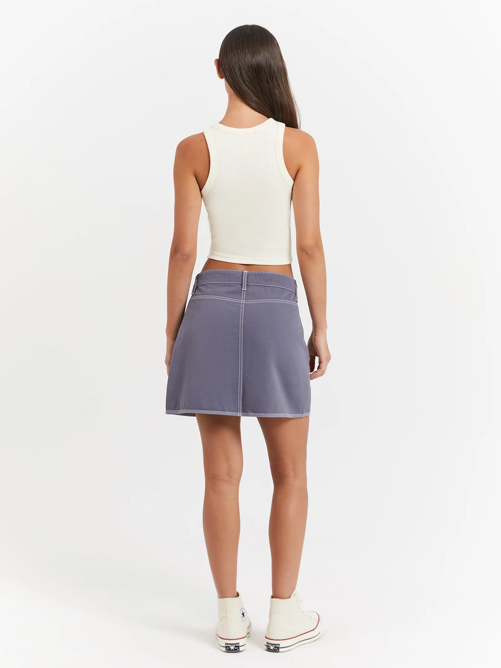 Lenny Wrap Mini Skirt - Image 5