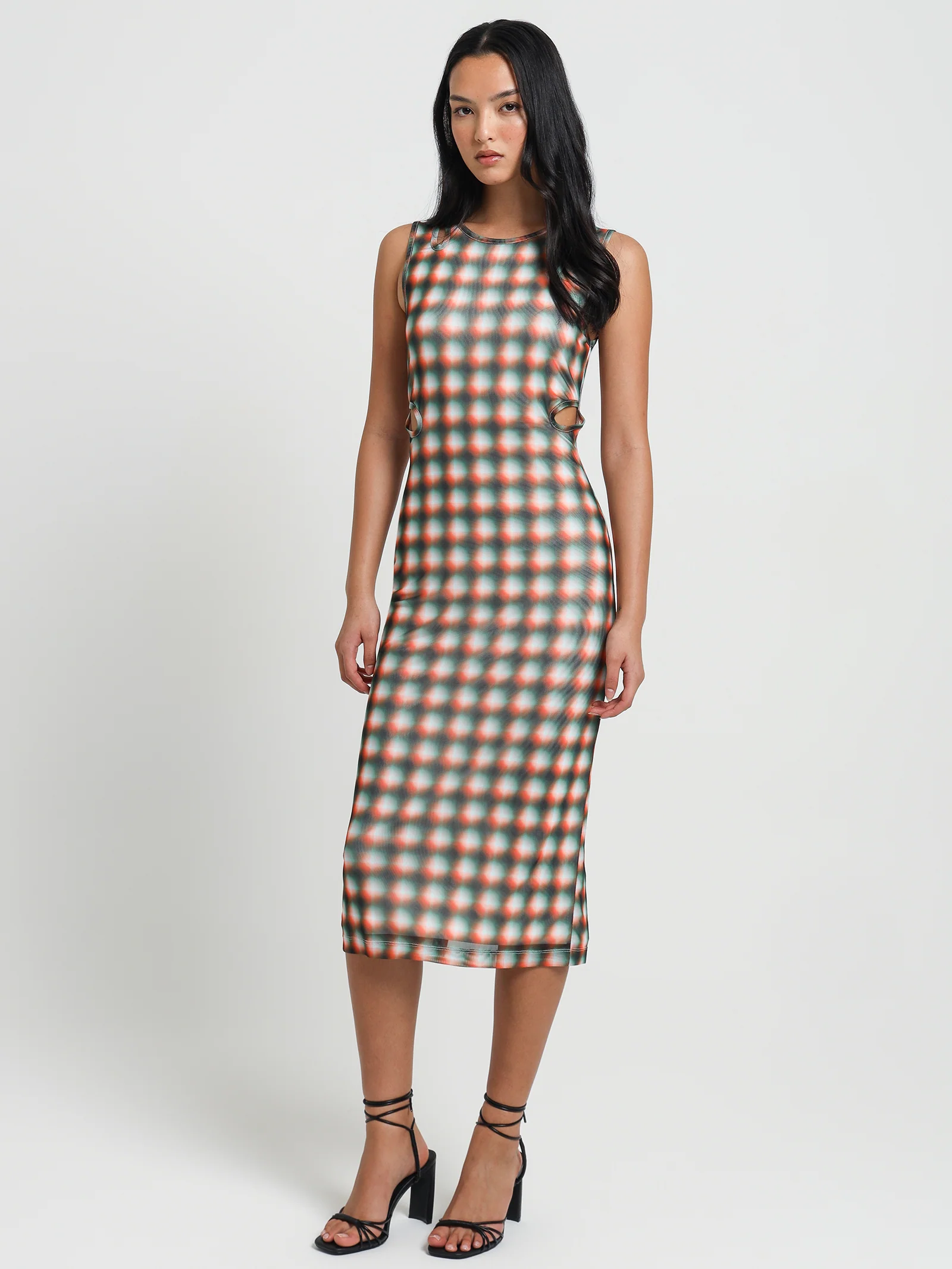 Leomie Mesh Midi Dress - Image 2