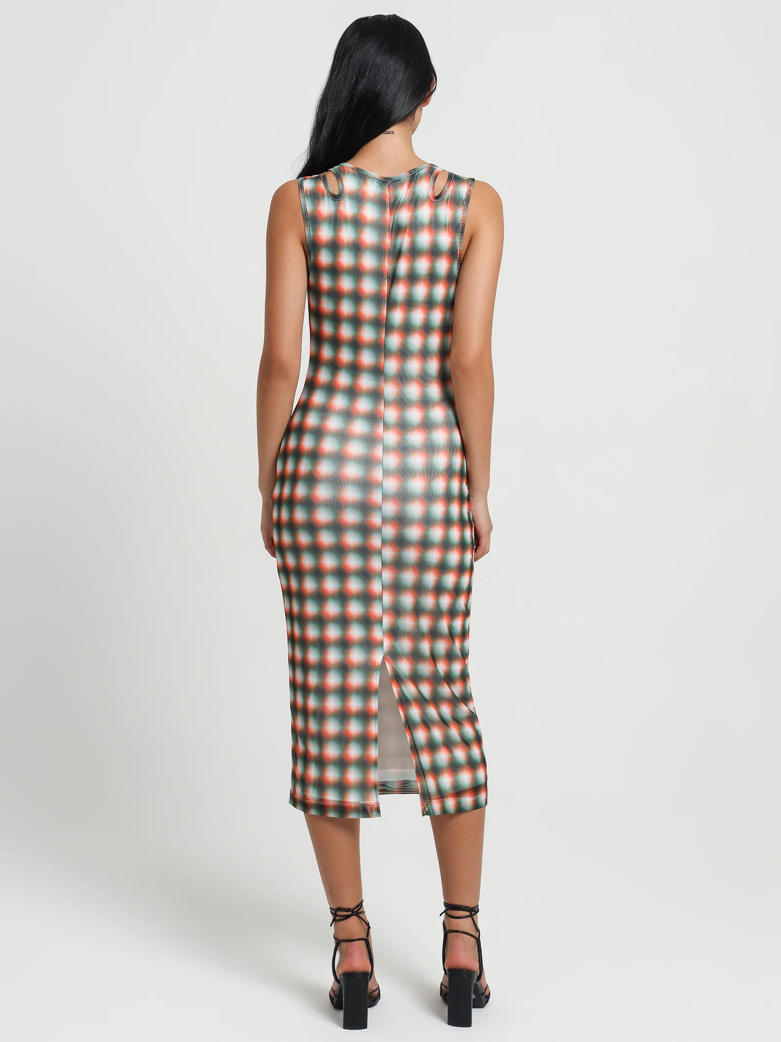 Leomie Mesh Midi Dress - Image 4