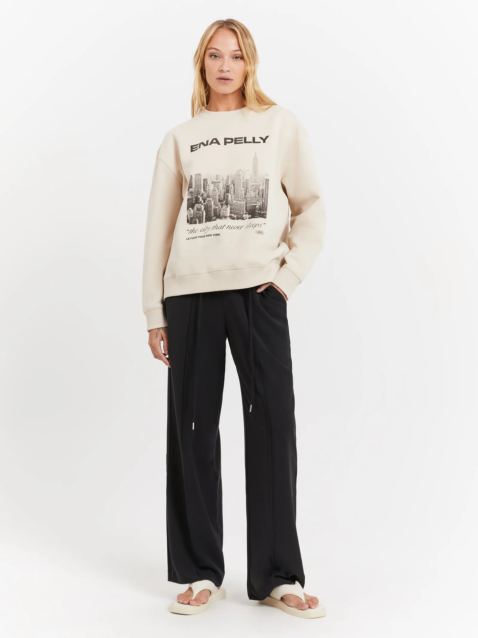 Letters From NY Oversized Sweater - Image 2