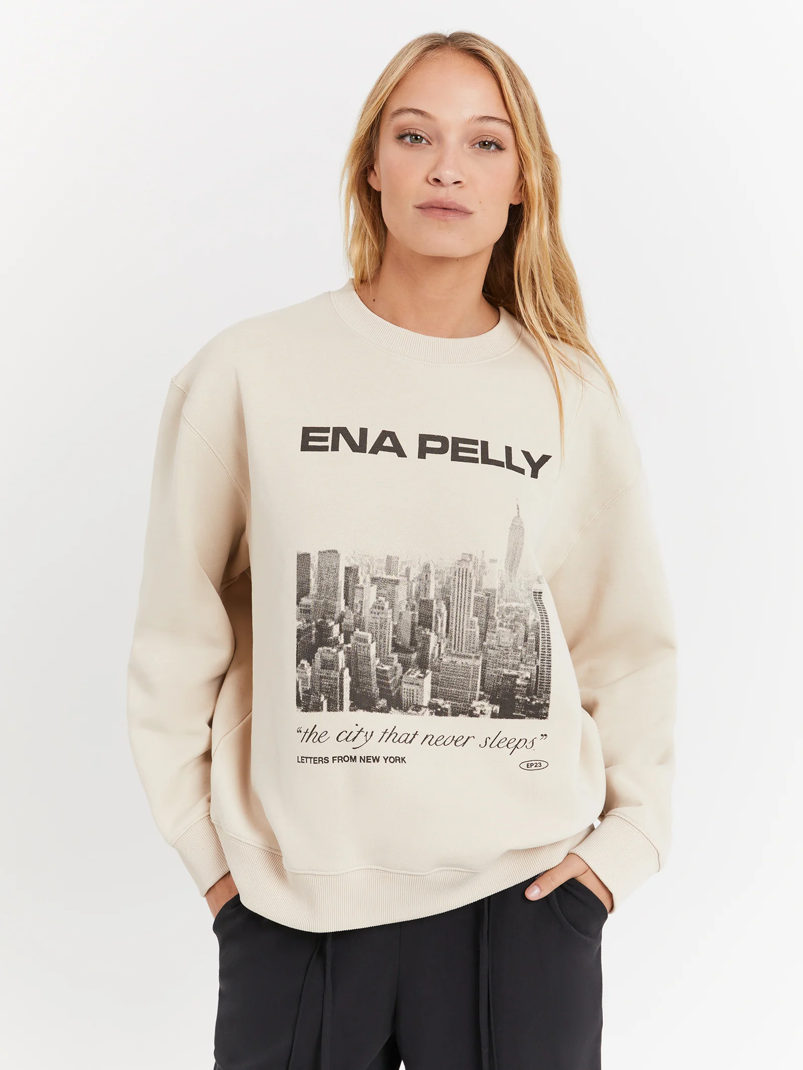 Letters From NY Oversized Sweater - Image 3