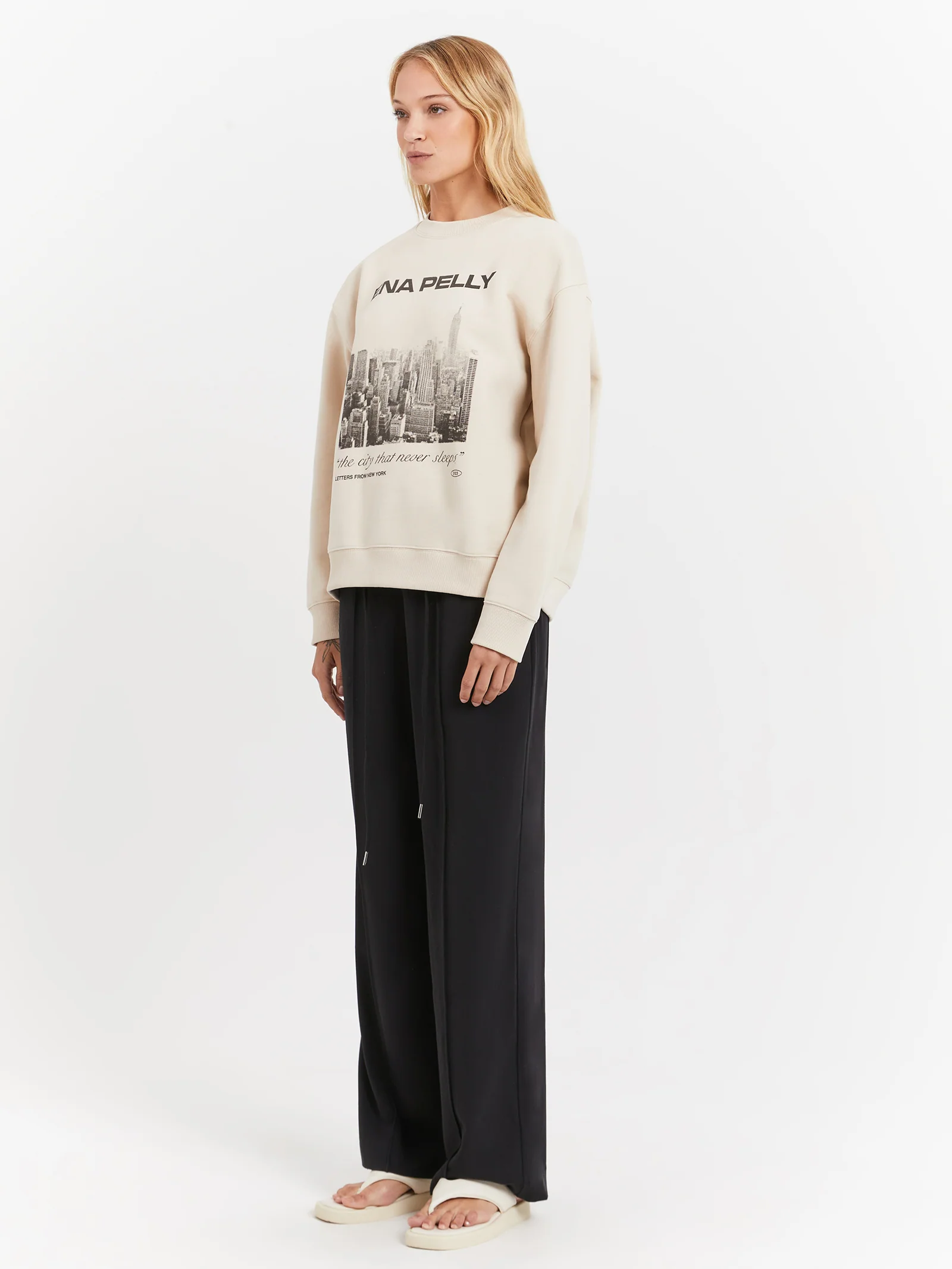 Letters From NY Oversized Sweater - Image 4