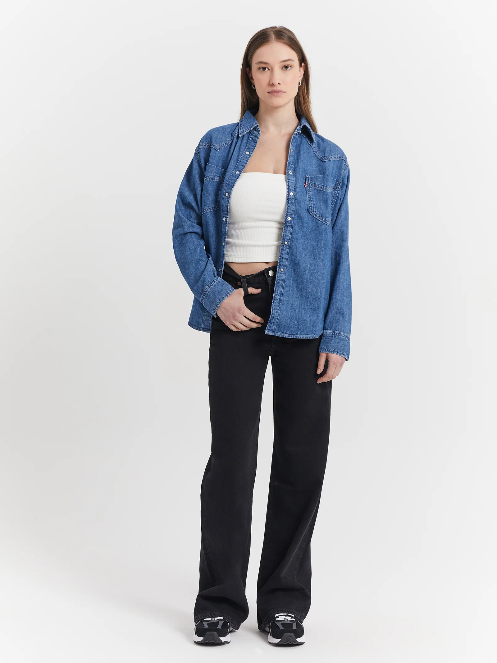 Ribcage Wide Leg Jeans - Image 2