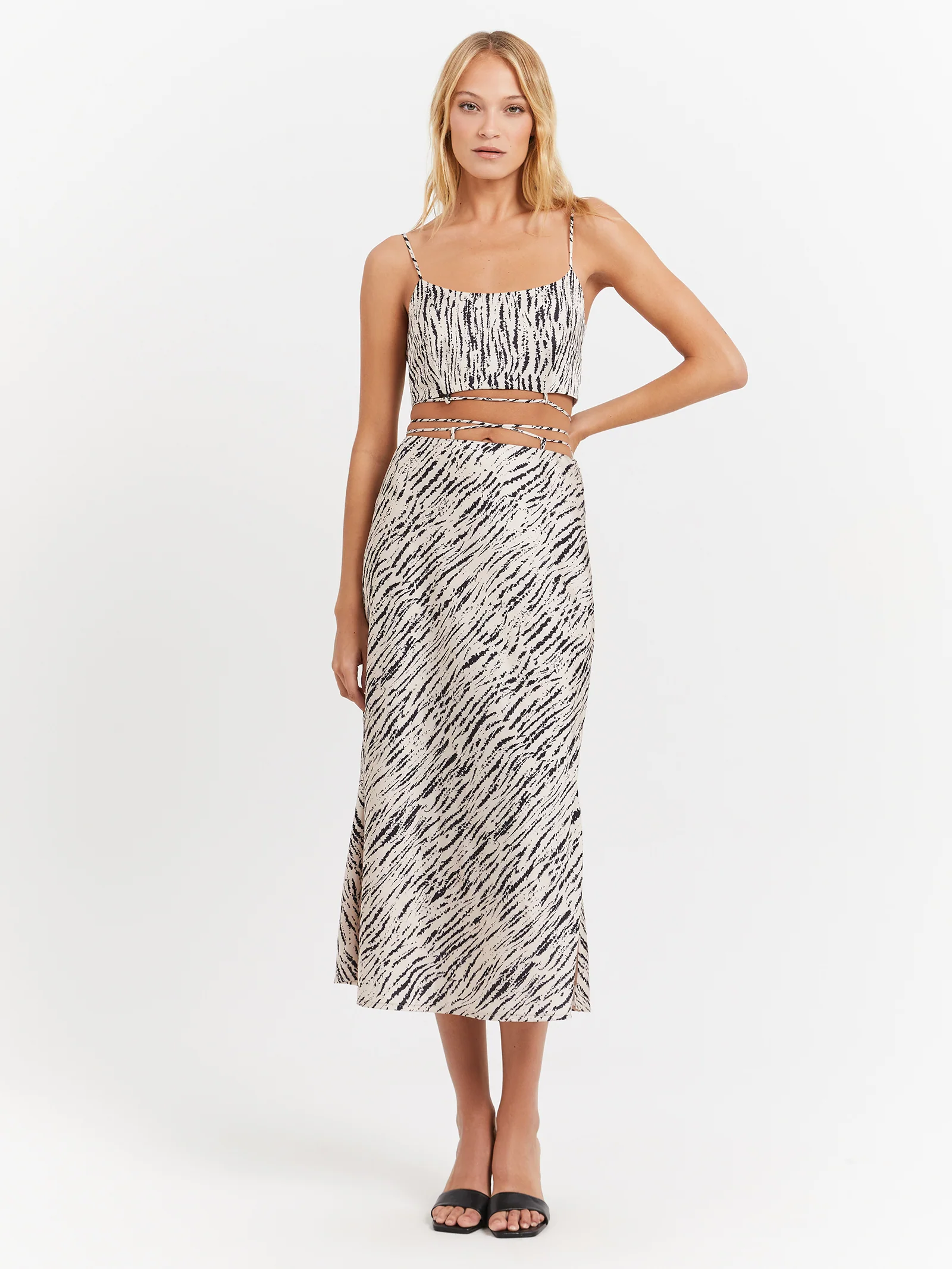 Leya Satin Skirt - Image 2