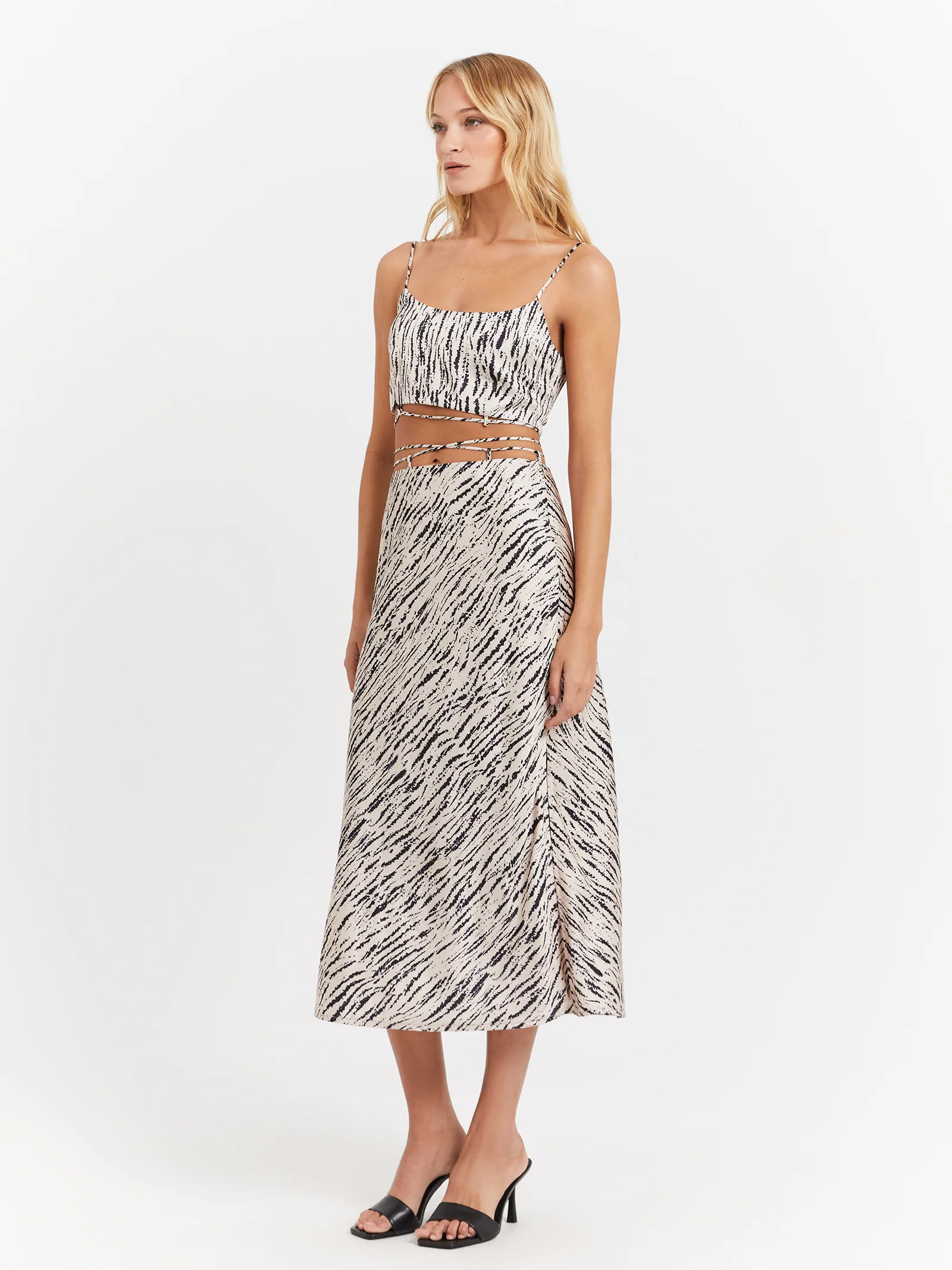 Leya Satin Skirt - Image 4