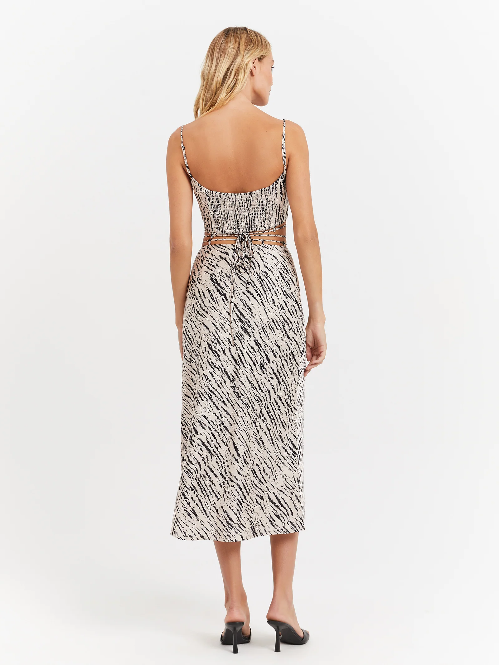 Leya Satin Skirt - Image 5