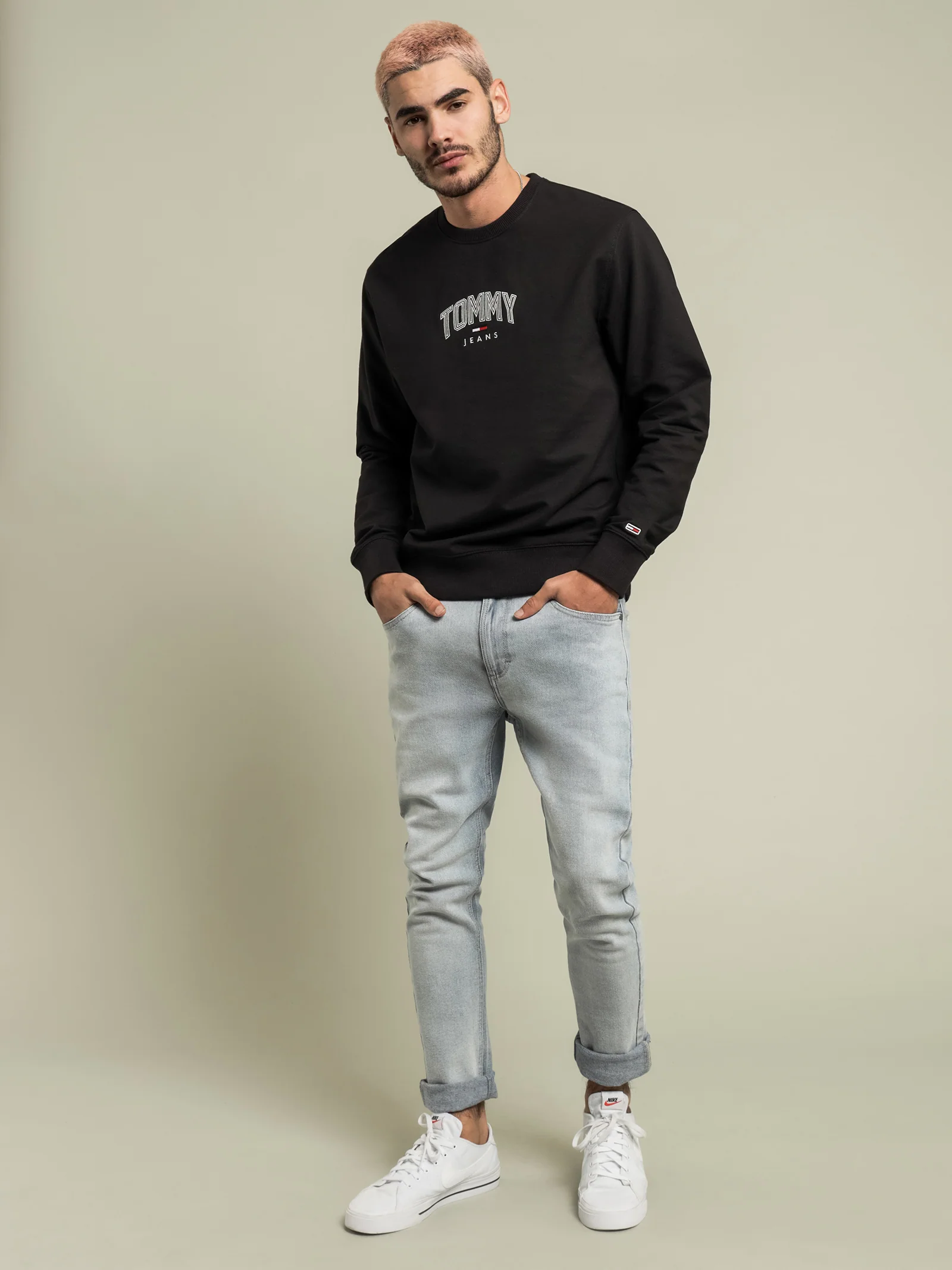 Lightweight Crew Neck Sweatshirt - Image 3
