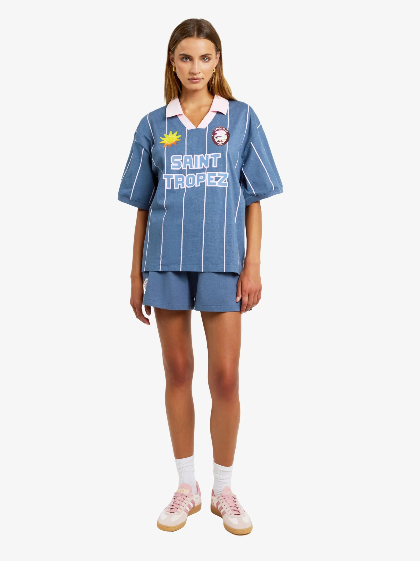 Oversized Saint Tropez Polo Shirt - Image 4