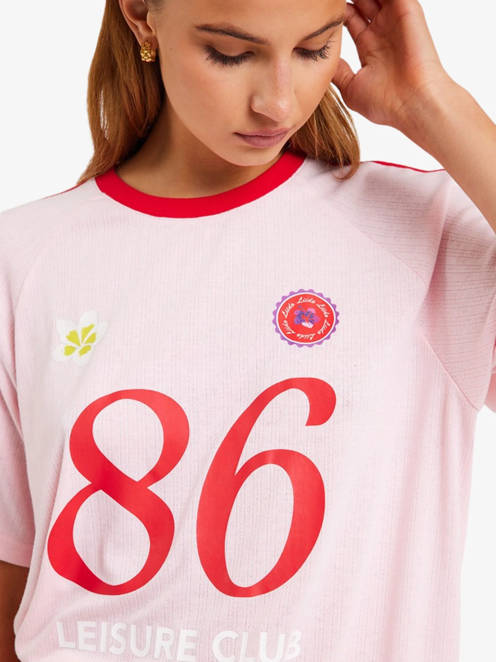 Pointelle Leisure Club Tee - Image 3