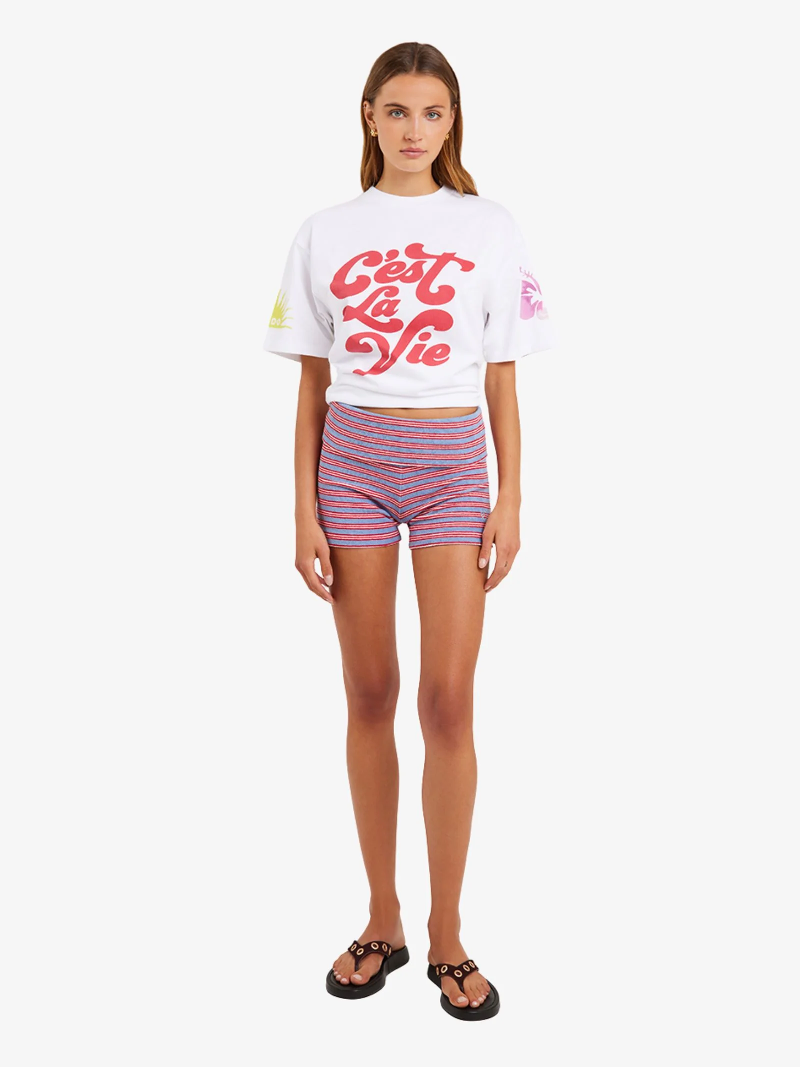 Roll Over Terry Shorts - Image 4