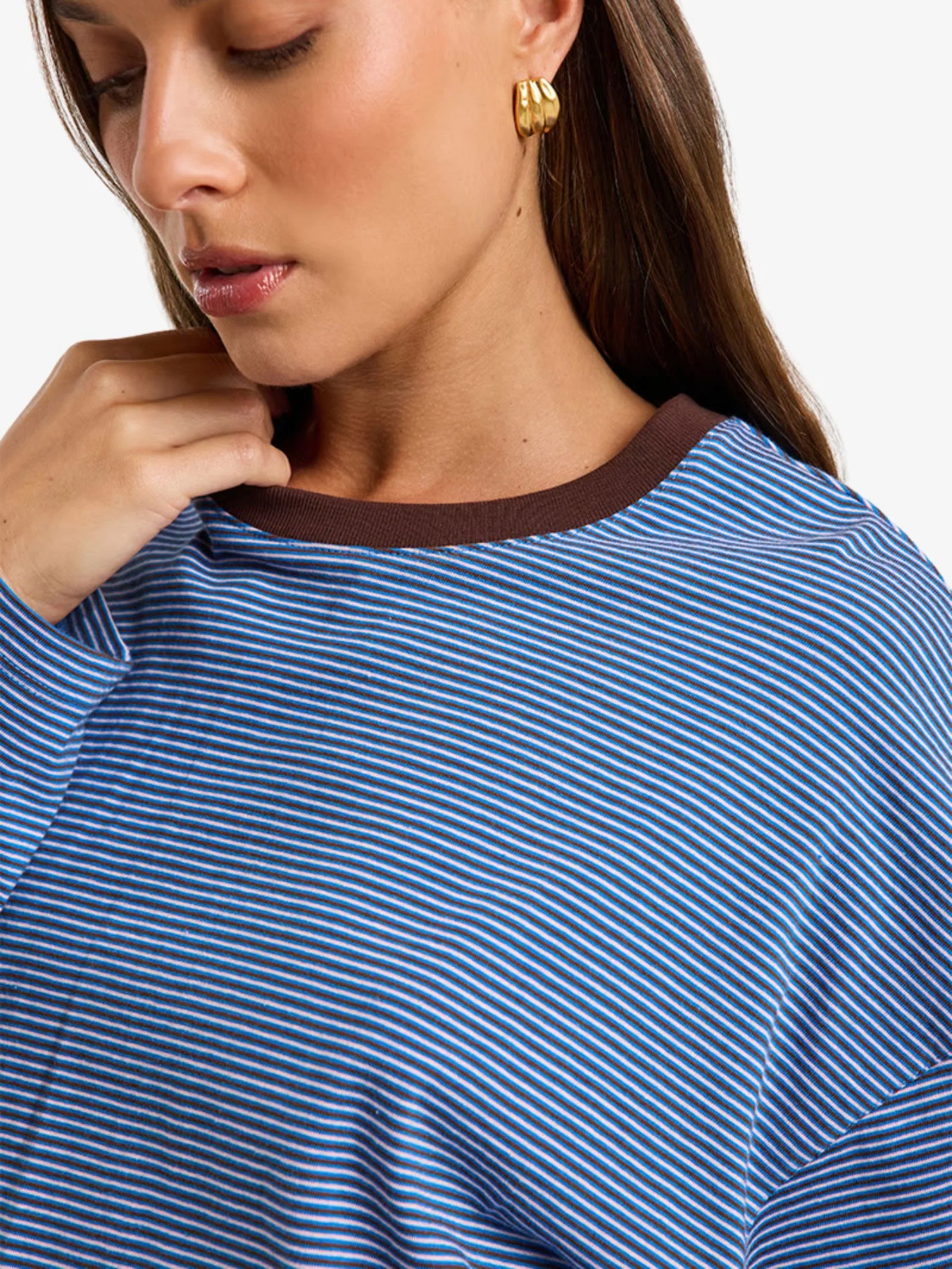 Taliah LS Stripey Tee - Image 3