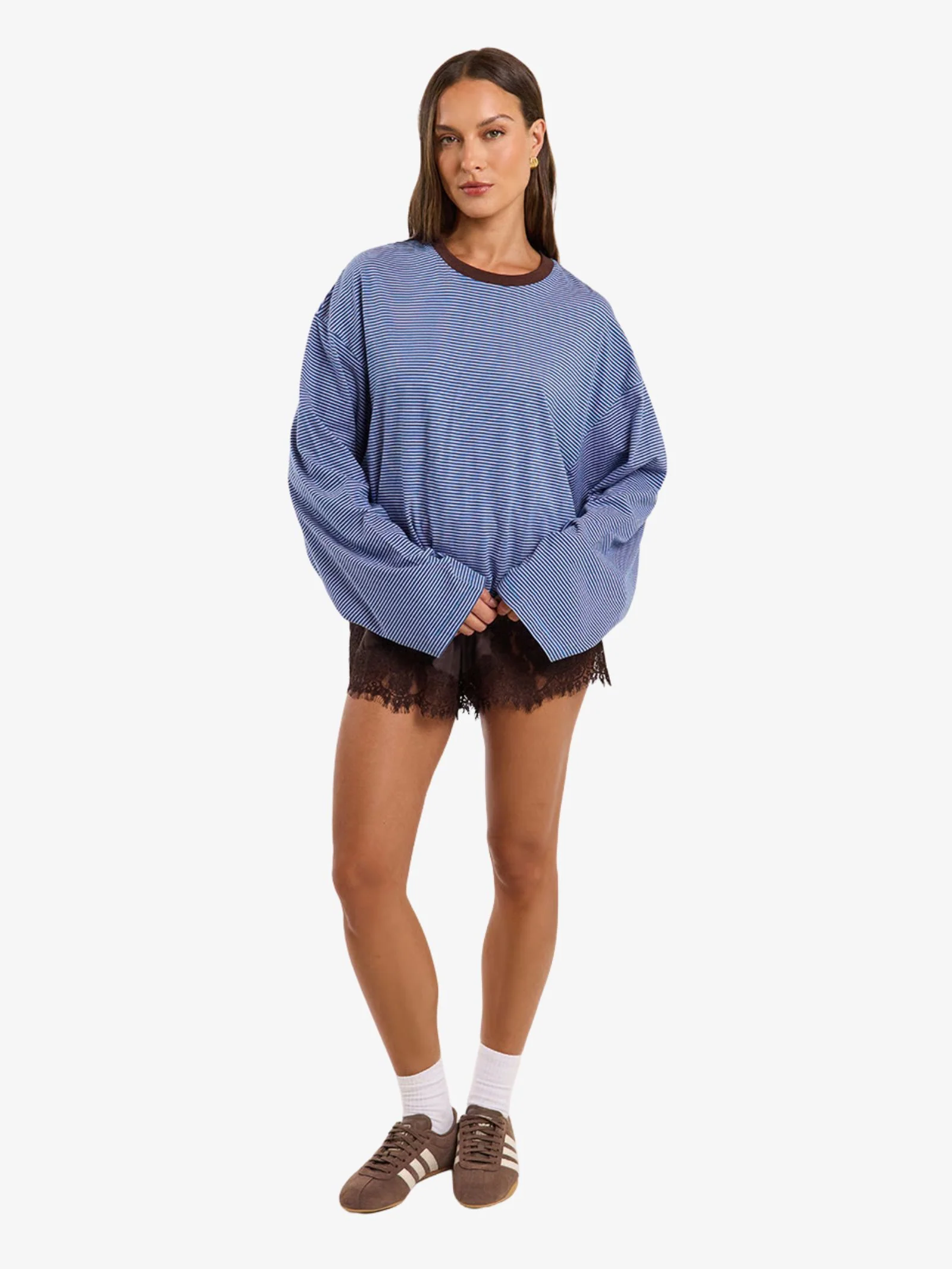 Taliah LS Stripey Tee - Image 4