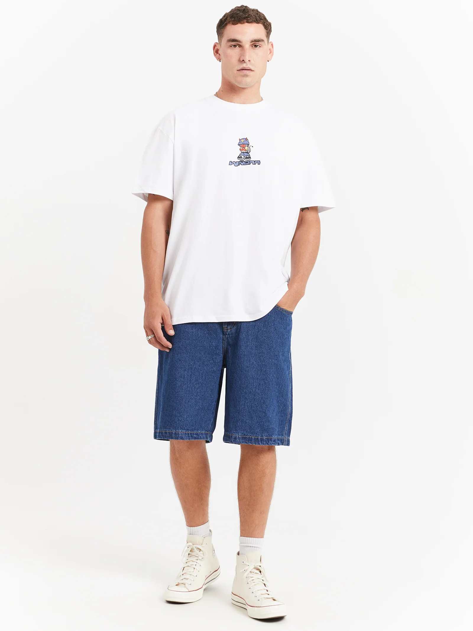 Lil Devil Box Fit T-Shirt - Image 2