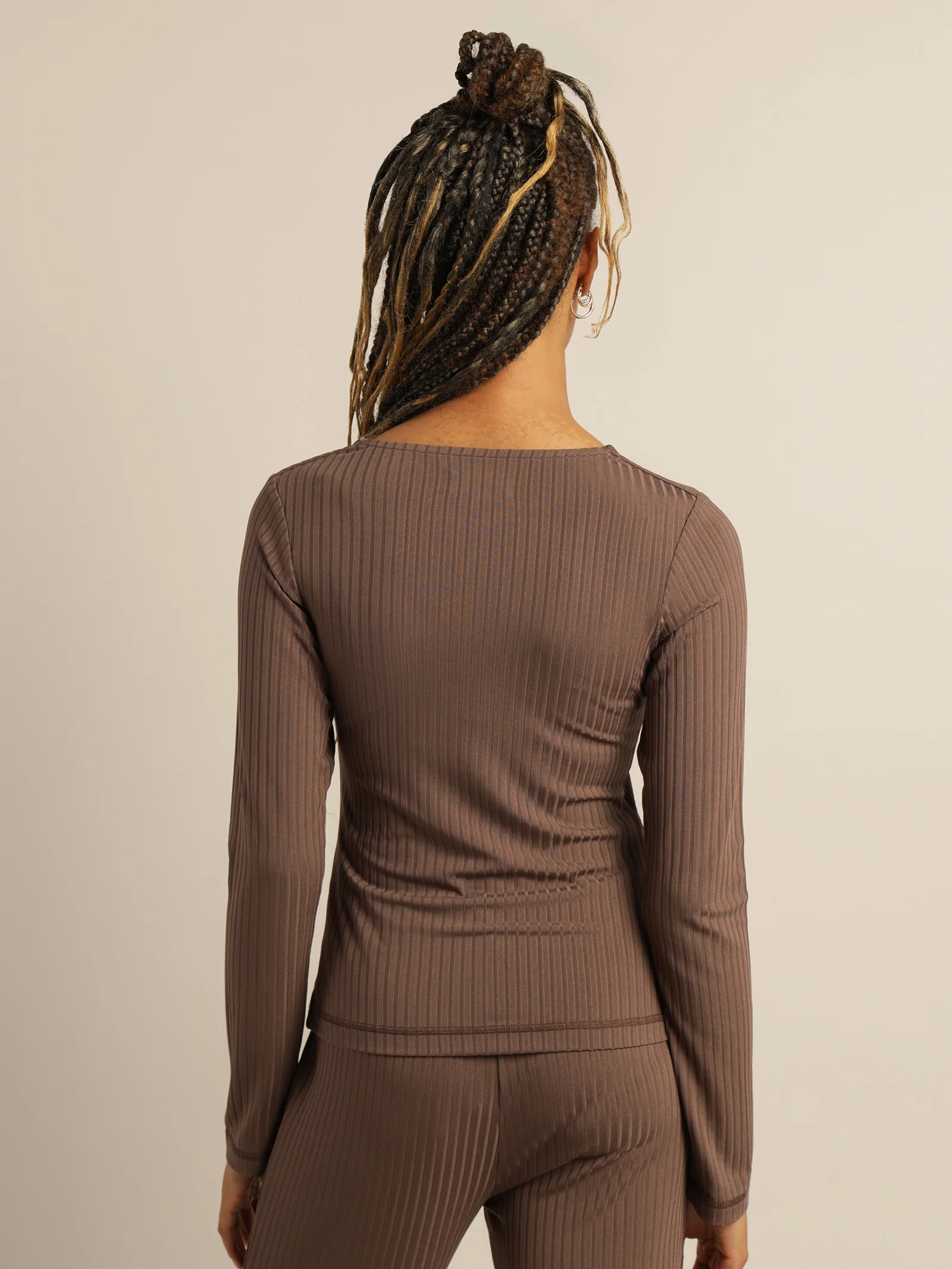 Lila Rib Cardigan - Image 6