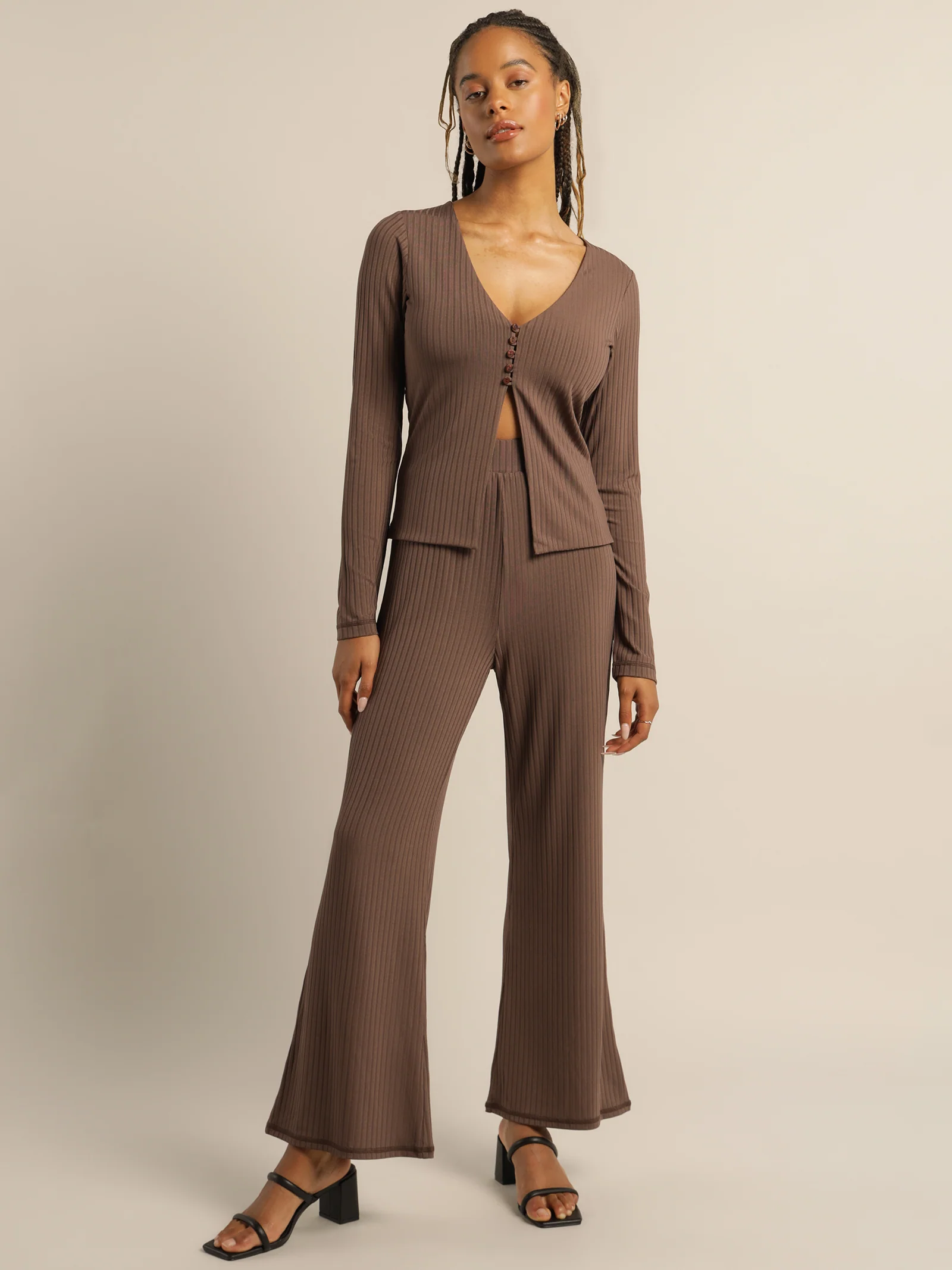 Lila Rib Pants - Image 4