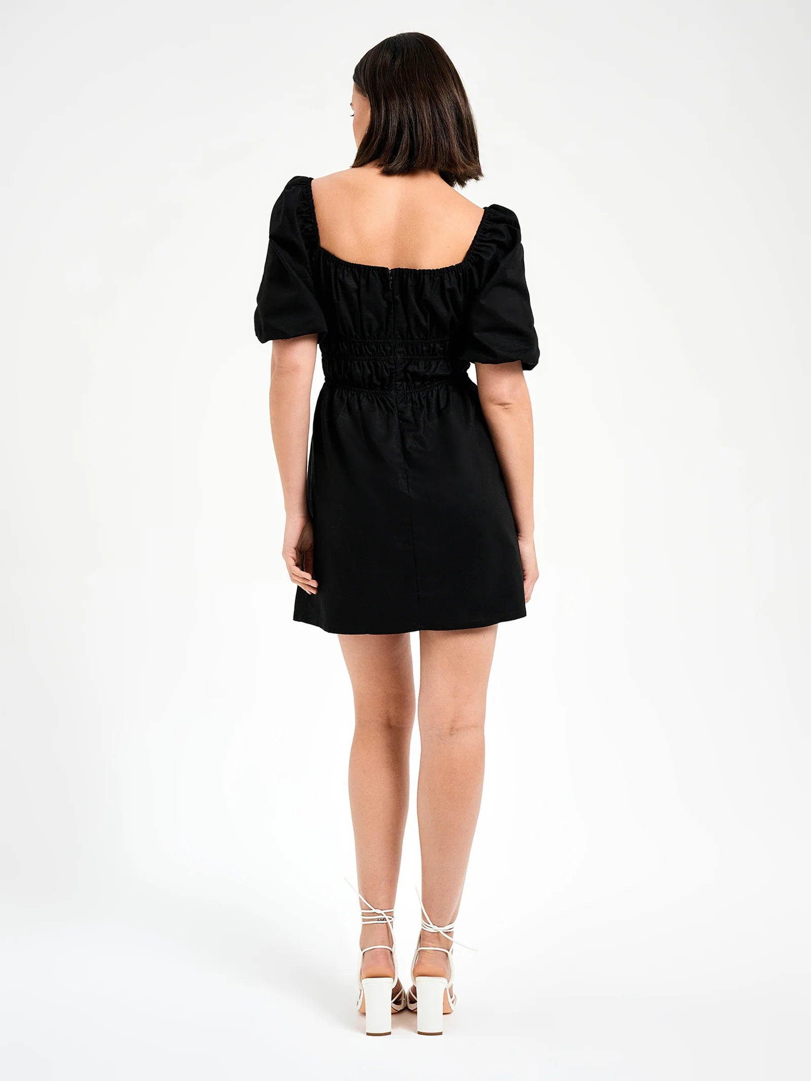 Lilo Puff Sleeve Mini Dress - Image 4