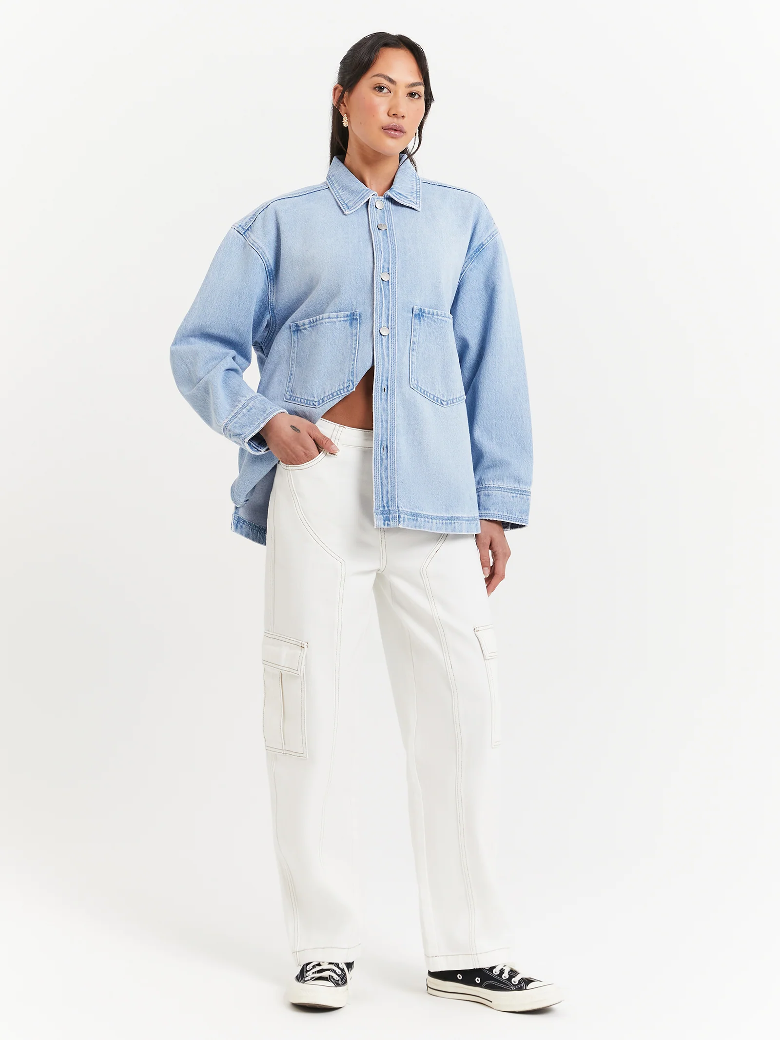 Lima Denim Shacket - Image 2