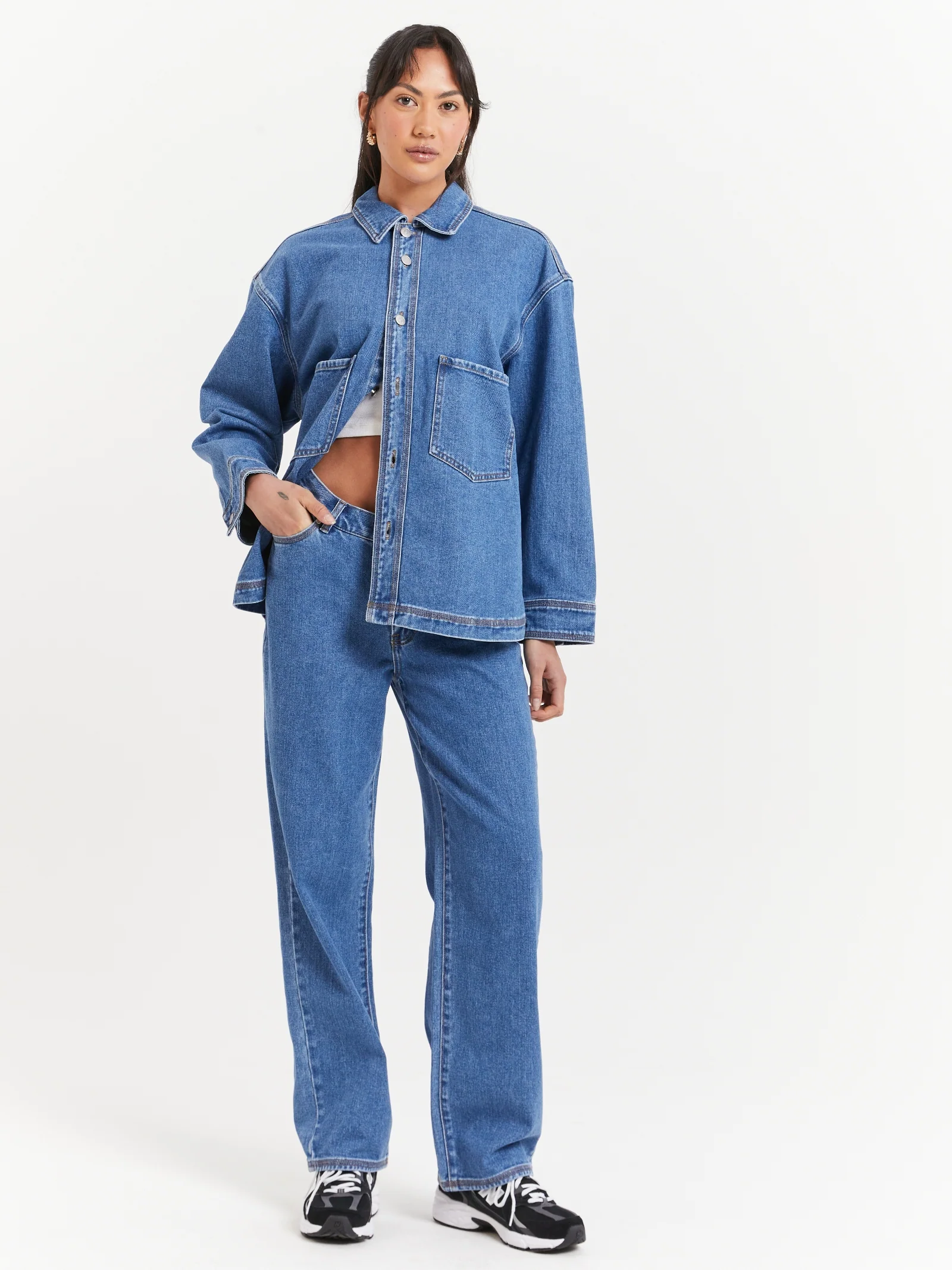 Lima Denim Shacket - Image 2