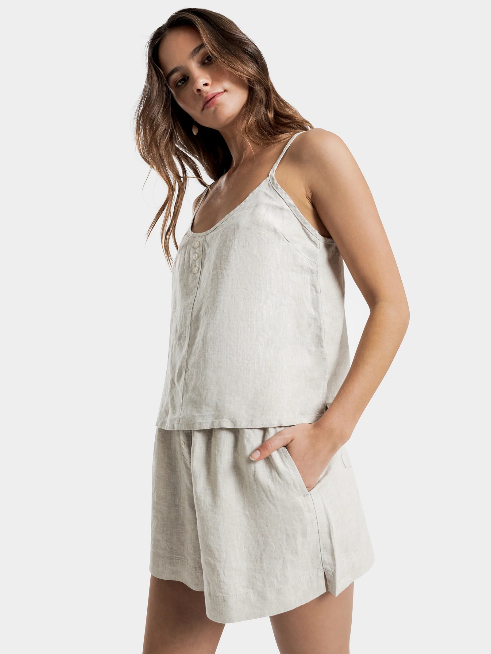 Linen Lounge Cami - Image 4
