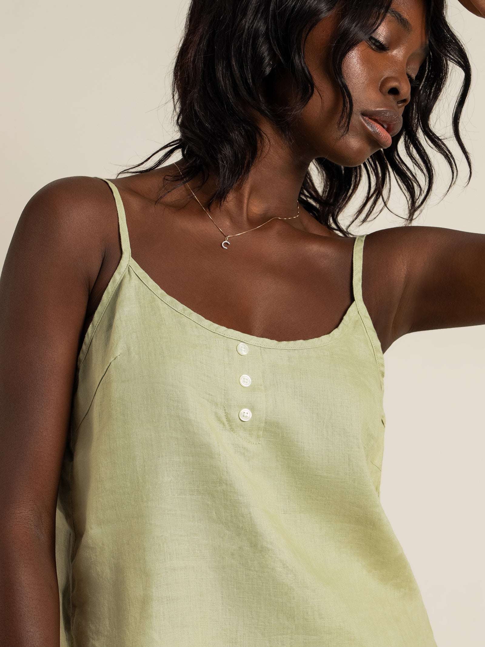 Linen Lounge Cami - Image 3