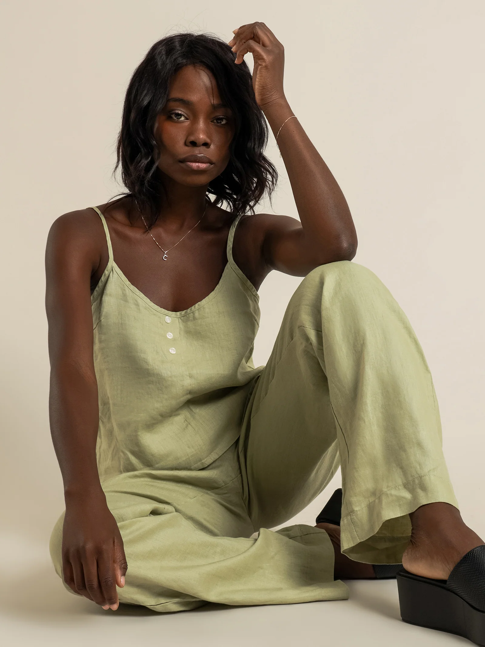 Linen Lounge Cami - Image 4