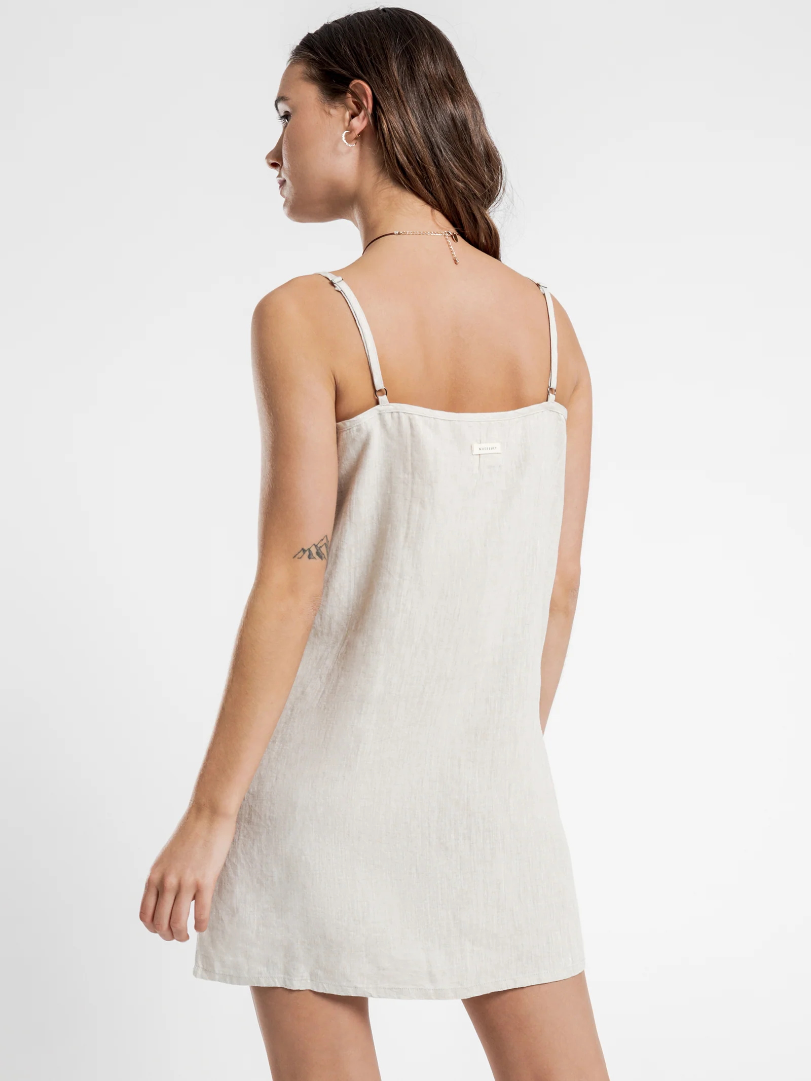 Linen Lounge Dress - Image 4