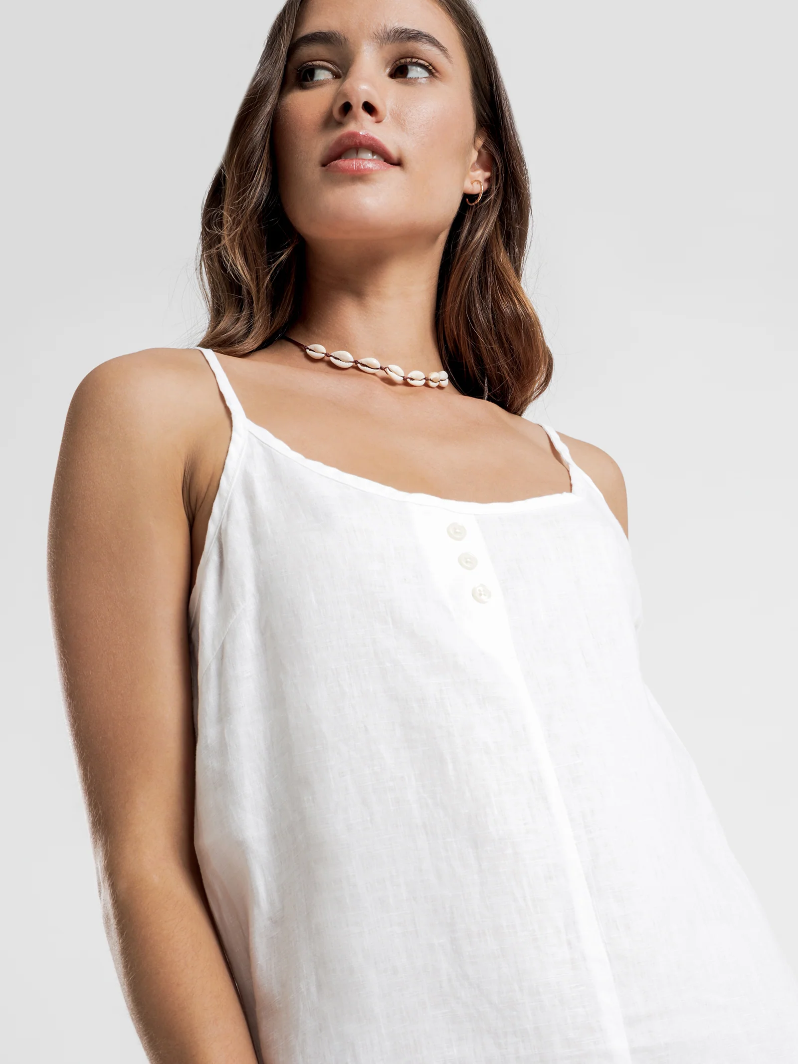 Linen Lounge Dress - Image 3