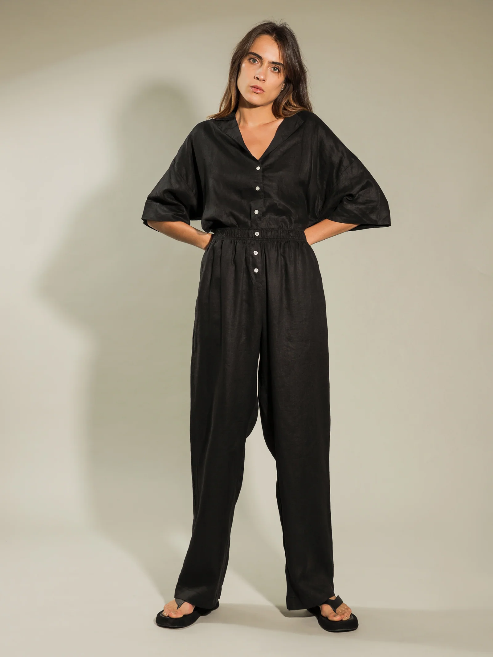 Linen Lounge Pant - Image 3