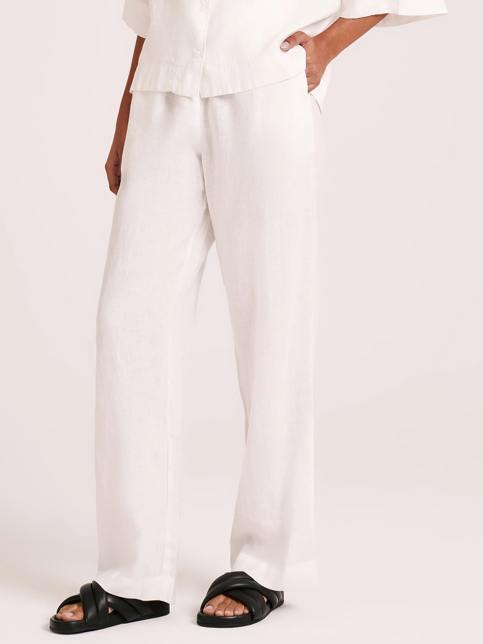 Linen Lounge Pants - Image 3