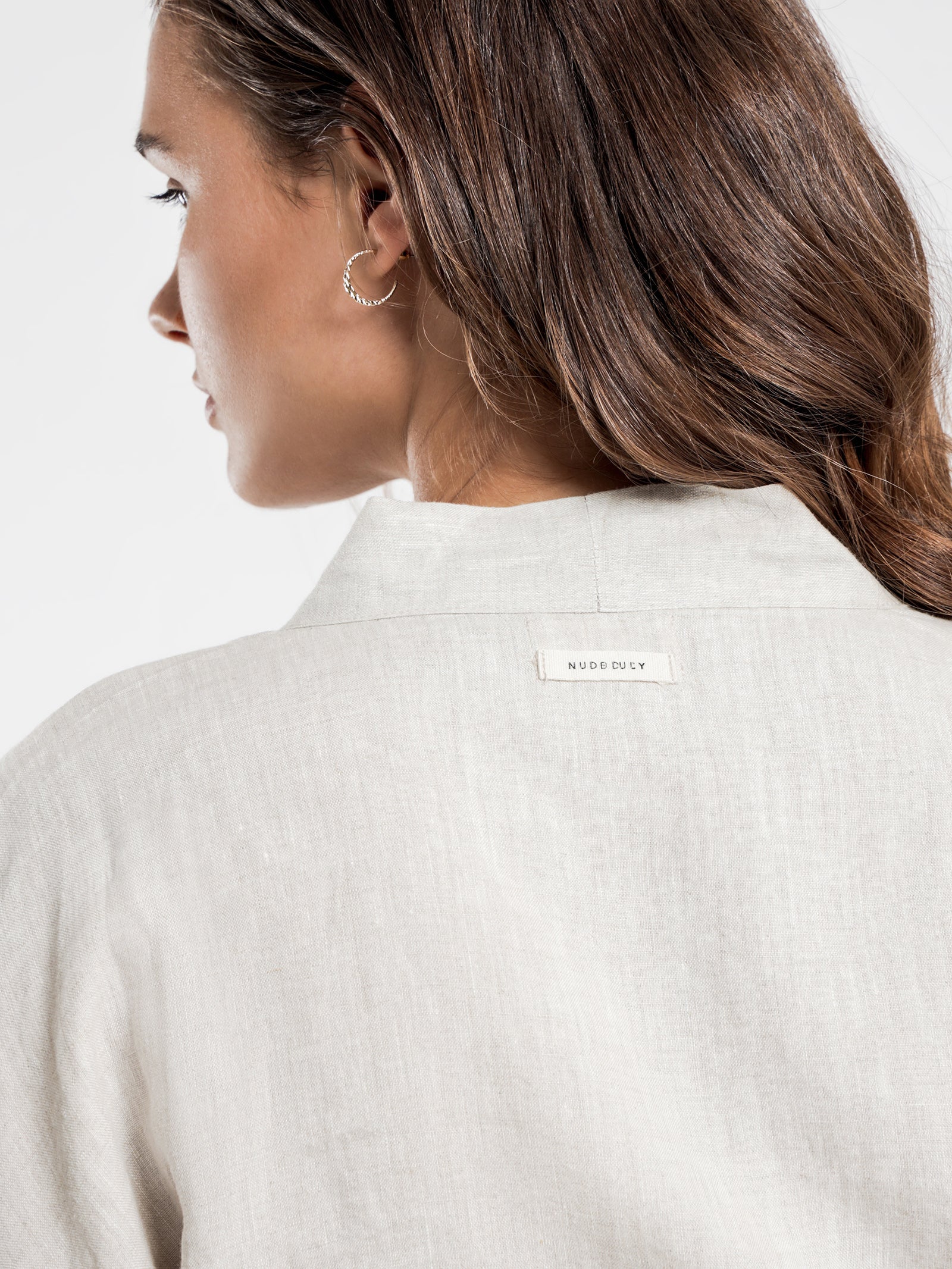 Linen Lounge Robe - Image 5