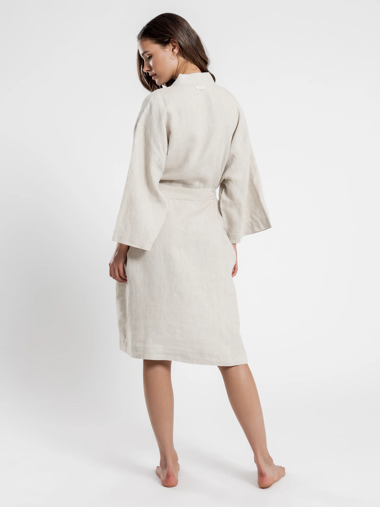 Linen Lounge Robe - Image 6