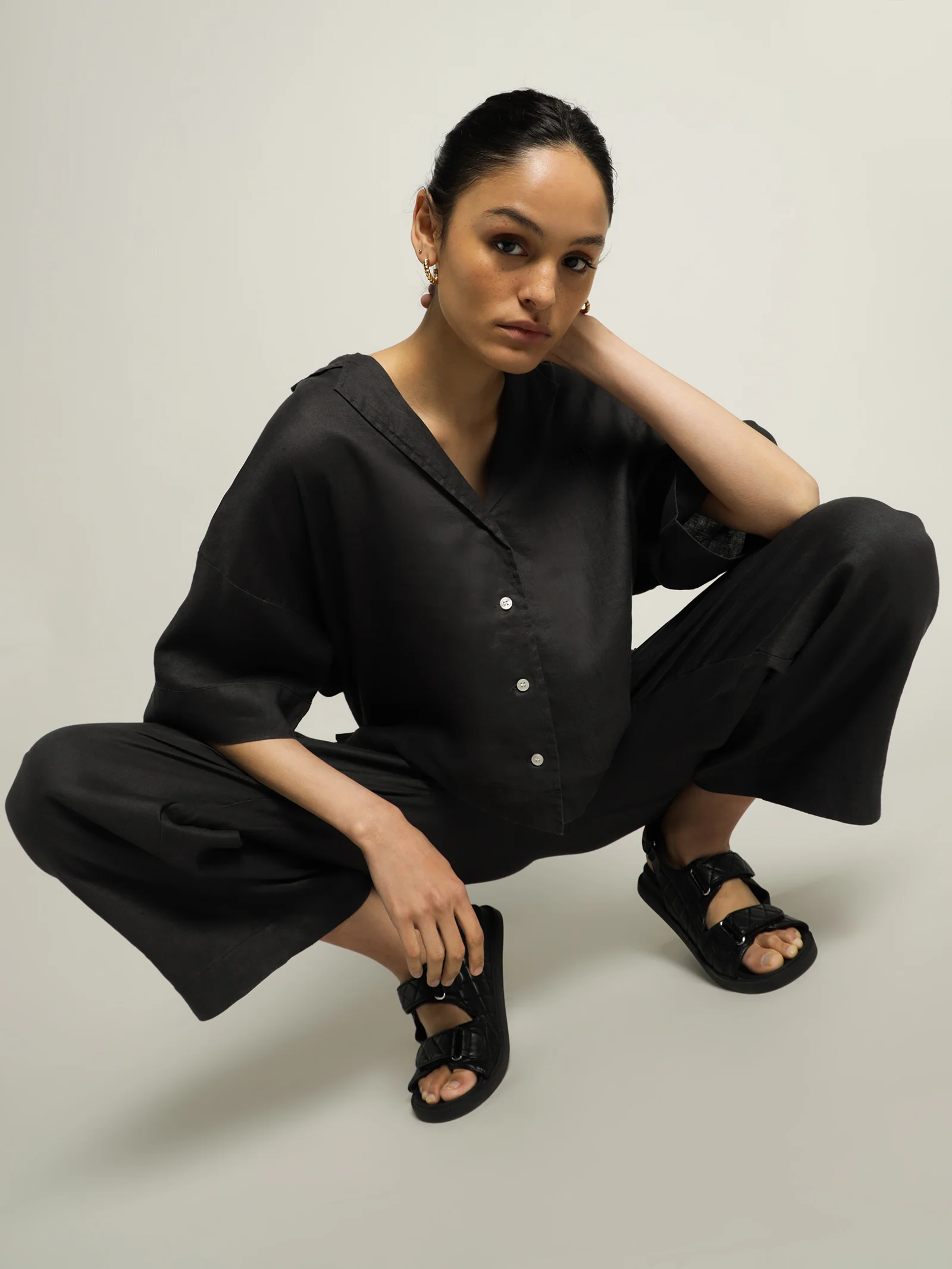 Linen Lounge Shirt - Image 2