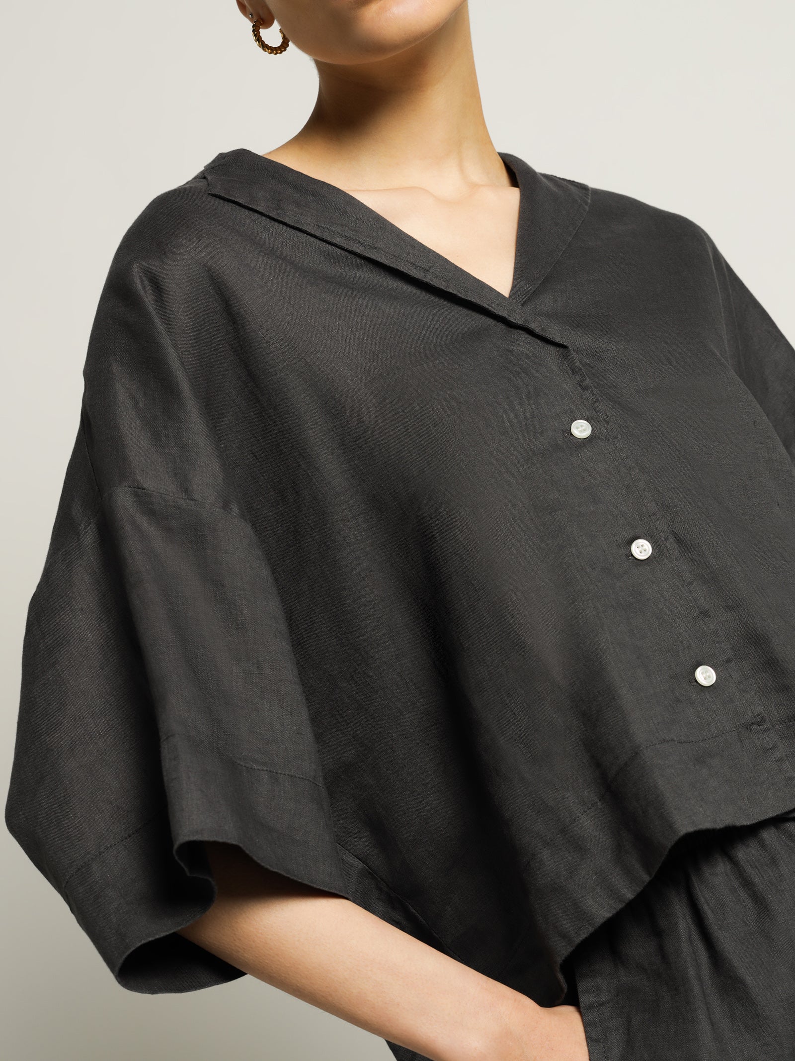 Linen Lounge Shirt - Image 4