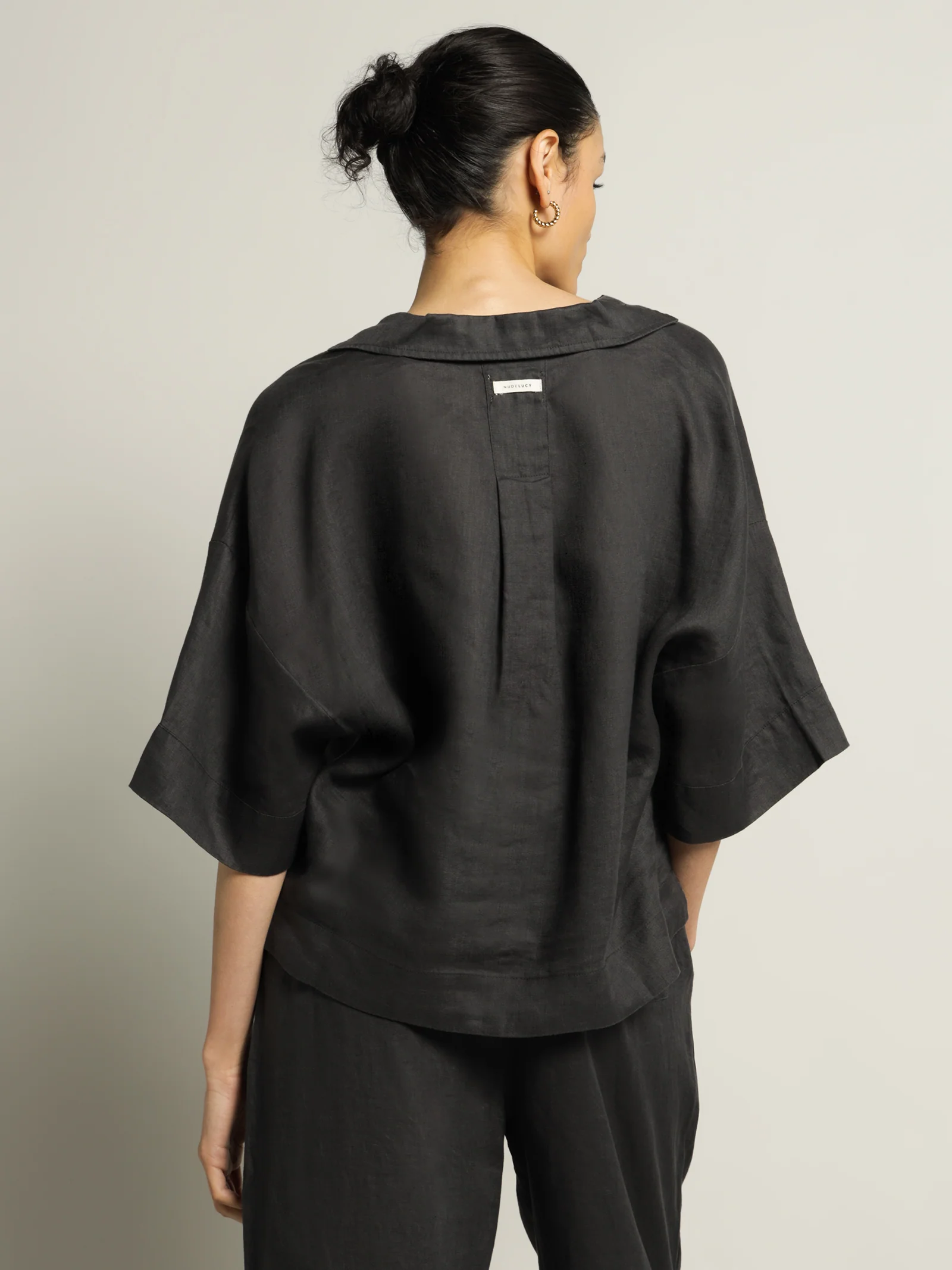 Linen Lounge Shirt - Image 7