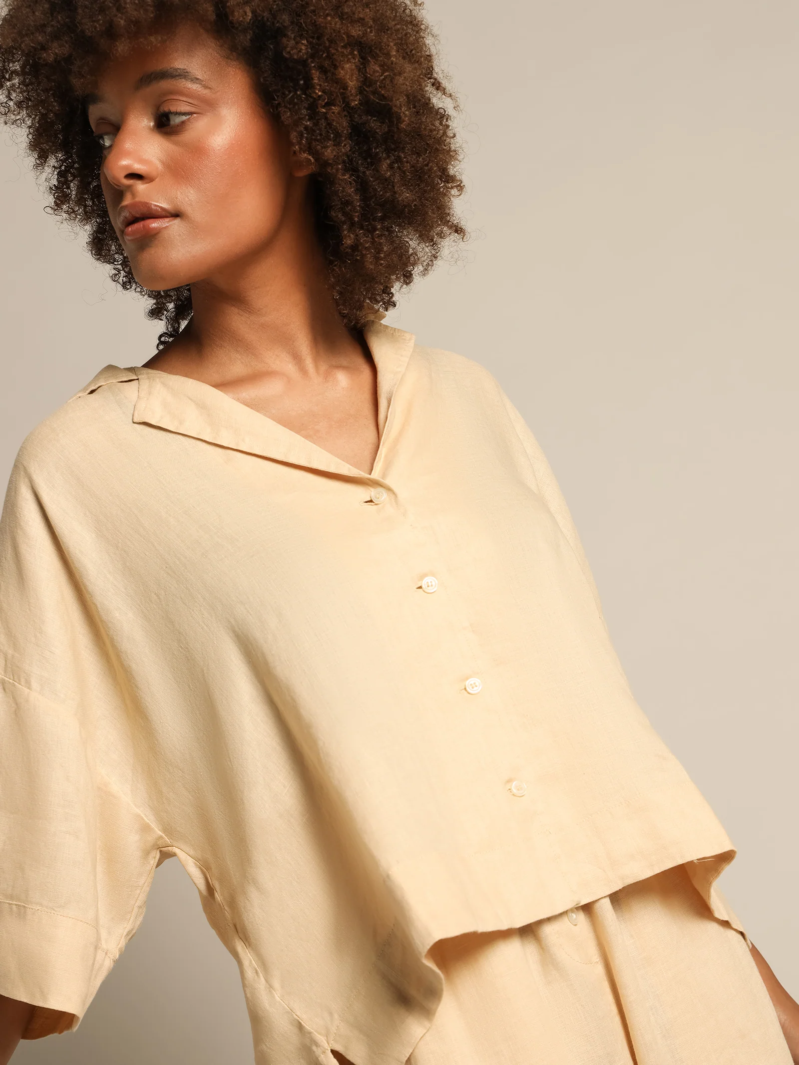 Linen Lounge Shirt - Image 2