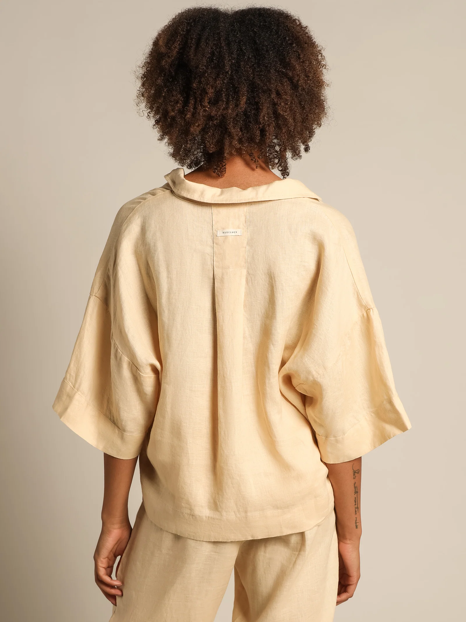 Linen Lounge Shirt - Image 5