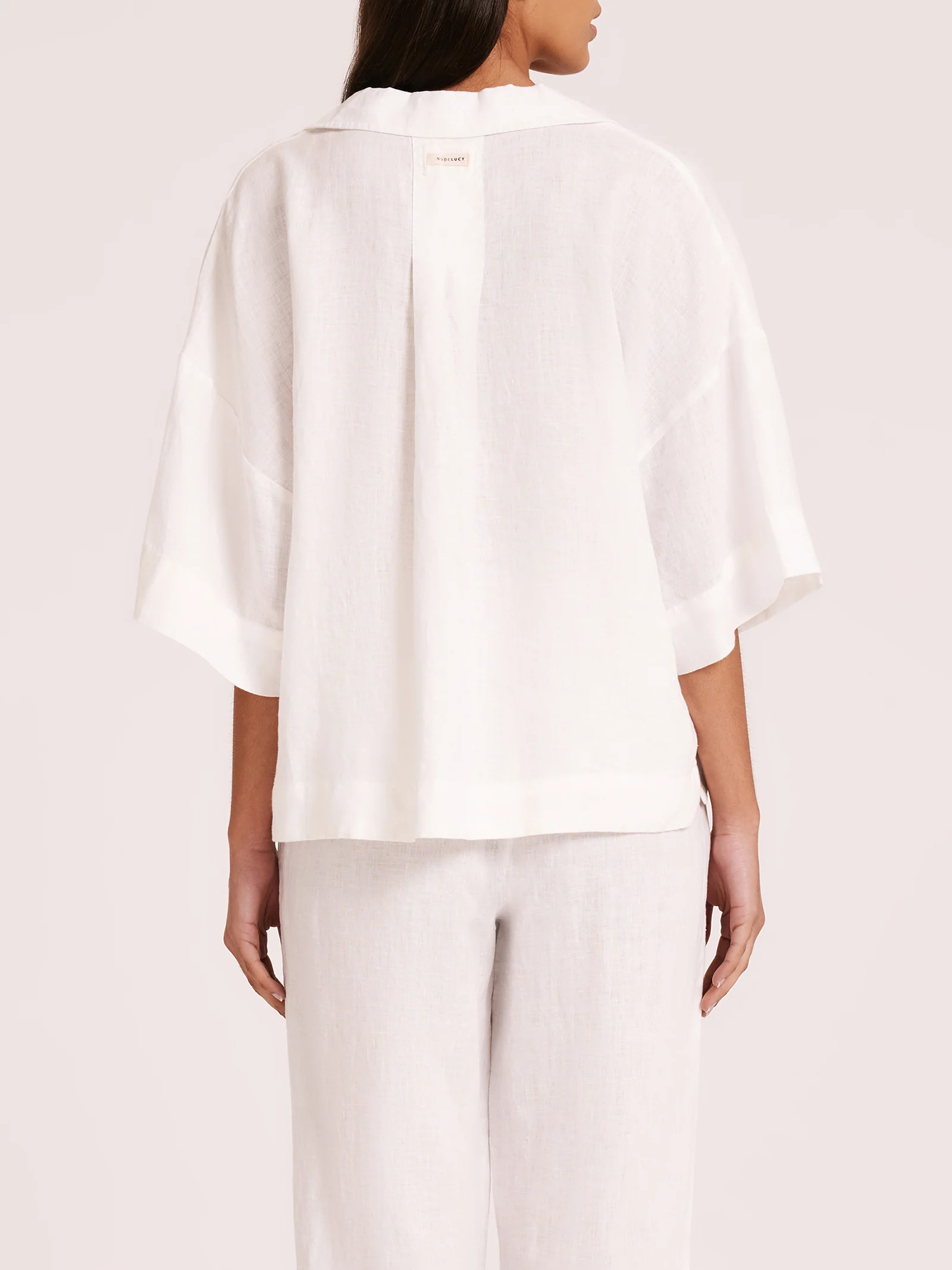 Linen Lounge Shirt - Image 4