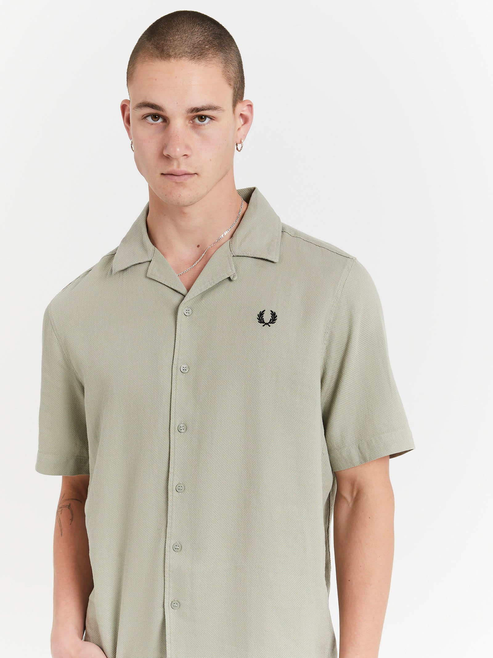 Linen Revere Collar Shirt - Image 3