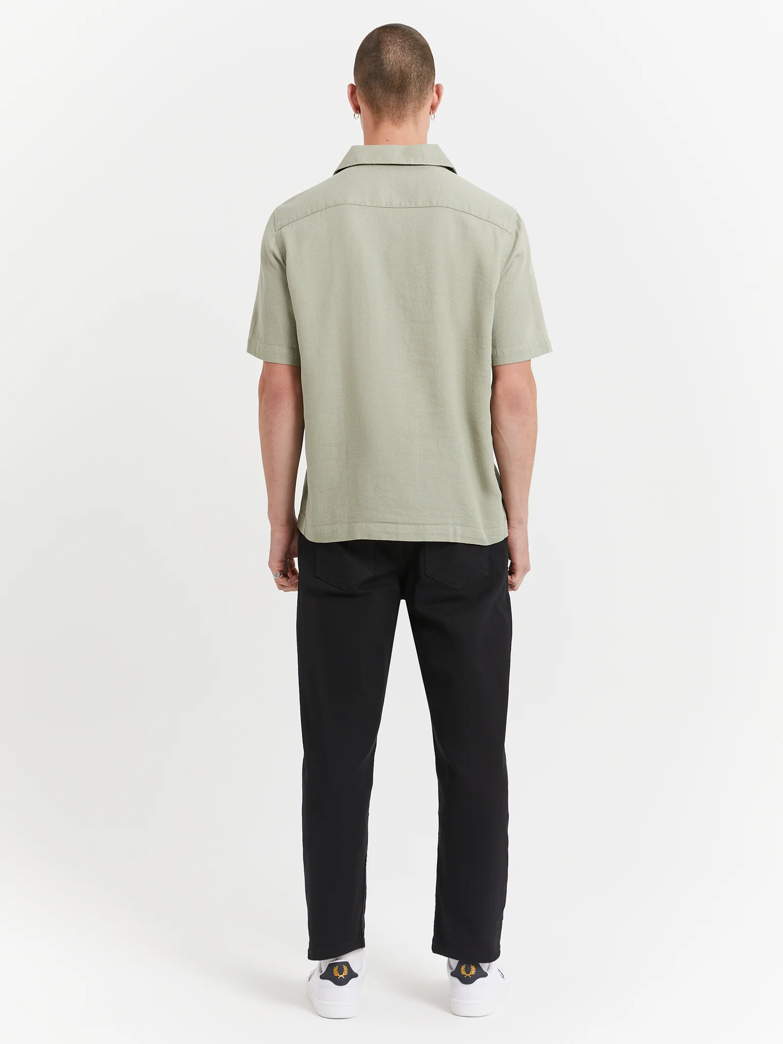 Linen Revere Collar Shirt - Image 5