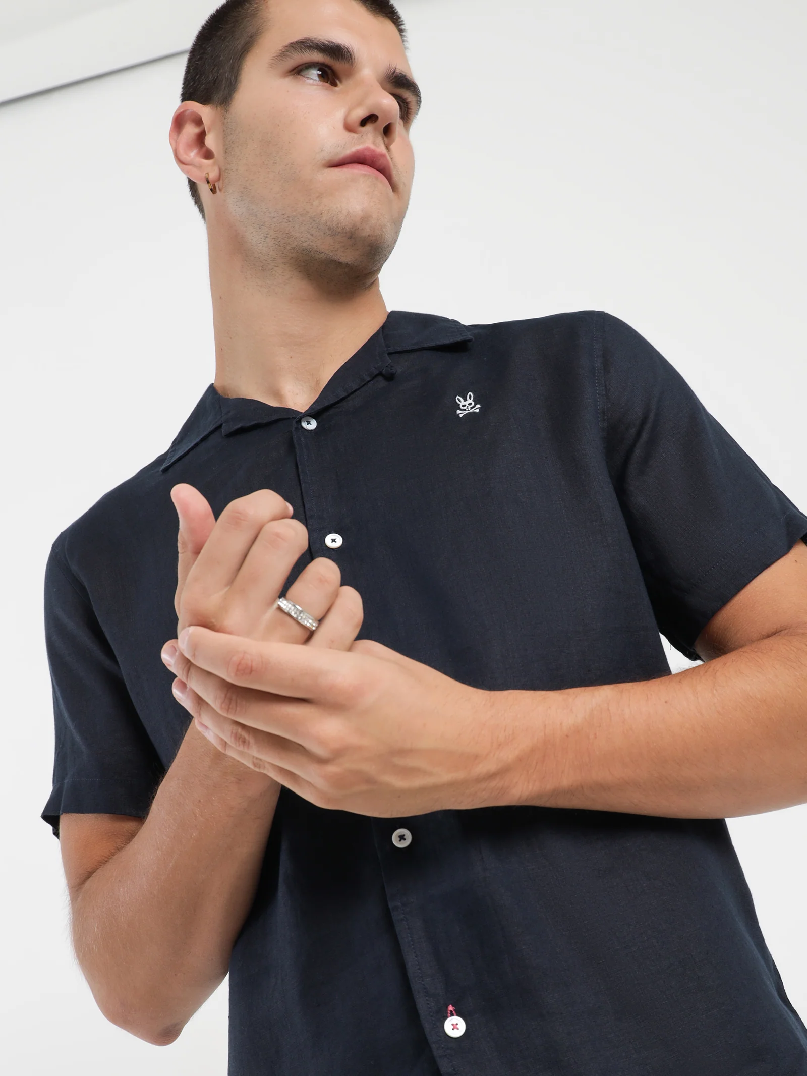 Linen Short Sleeve Shirt - Image 2