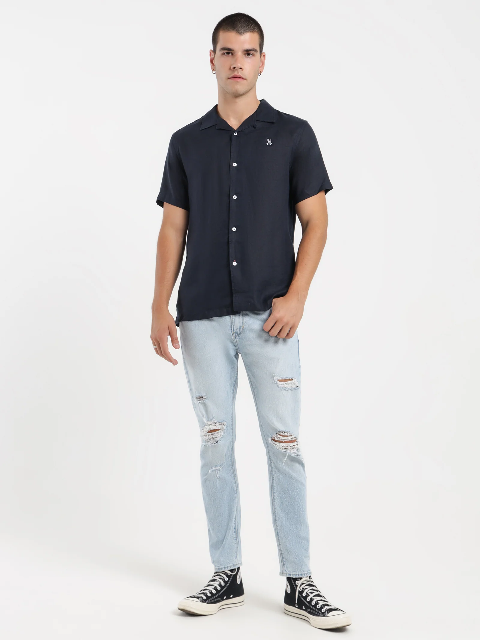 Linen Short Sleeve Shirt - Image 3